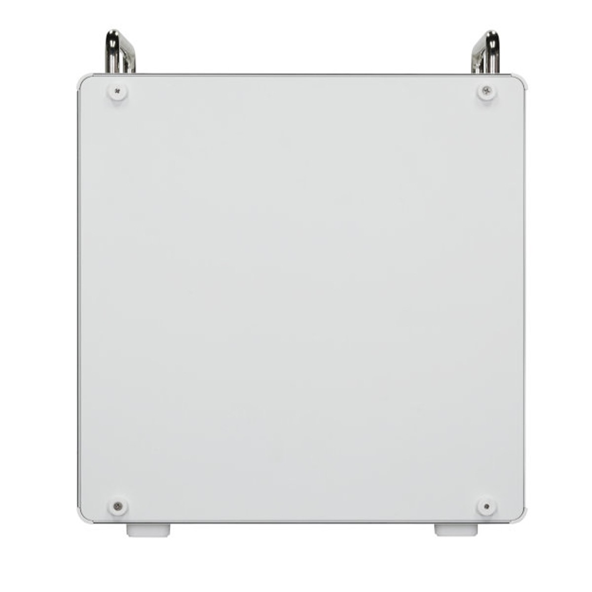 Gabinete Gamer Cooler Master Qube 340, Mid-Tower, Vidro Temperado, MATX, Branco, Sem Fonte, Com 1 Fan, Q340-WGNN-S00