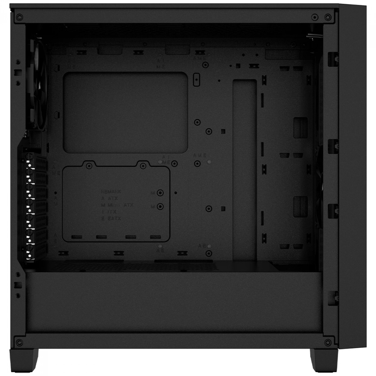 Gabinete Gamer Corsair 3000D Airflow, Mid Tower, Vidro Temperado, ATX, Sem Fonte, Com 2 Fans, Preto, CC-9011251-WW