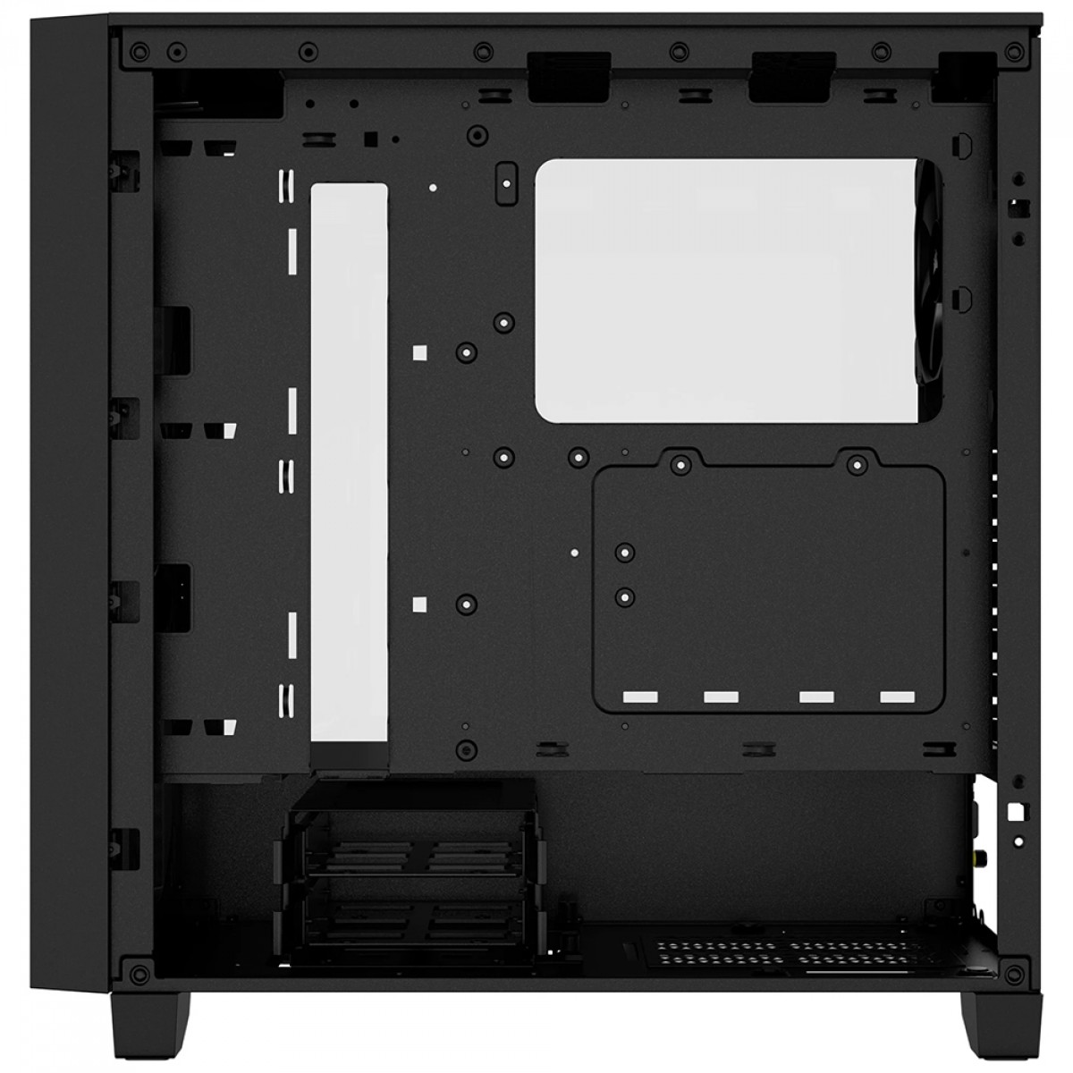 Gabinete Gamer Corsair 3000D Airflow, Mid Tower, Vidro Temperado, ATX, Sem Fonte, Com 2 Fans, Preto, CC-9011251-WW