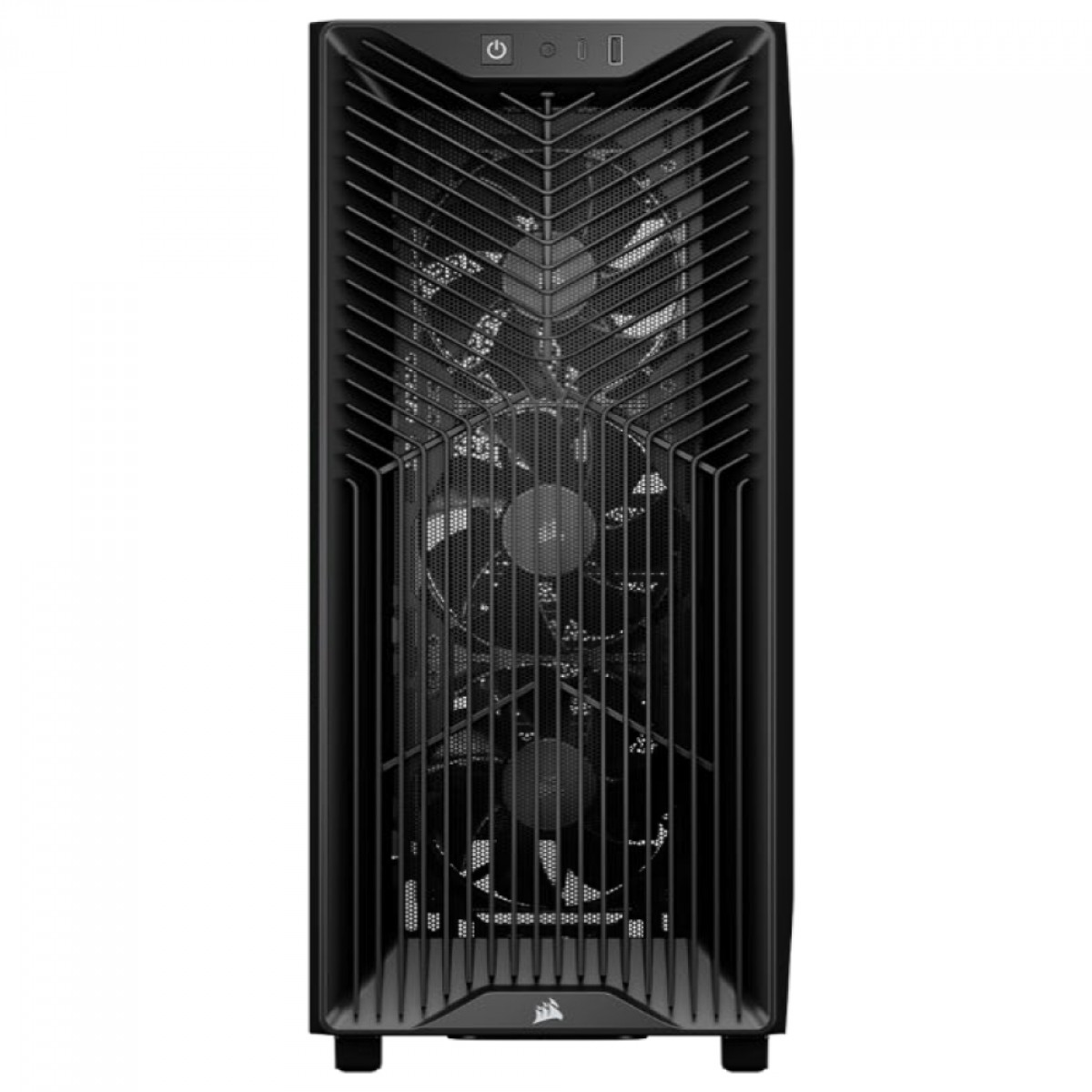 Gabinete Gamer Corsair 3000D RS, Mid Tower, Vidro Temperado, ATX, Sem Fonte, Com 3 Fans, Preto, CC-9011334-WW
