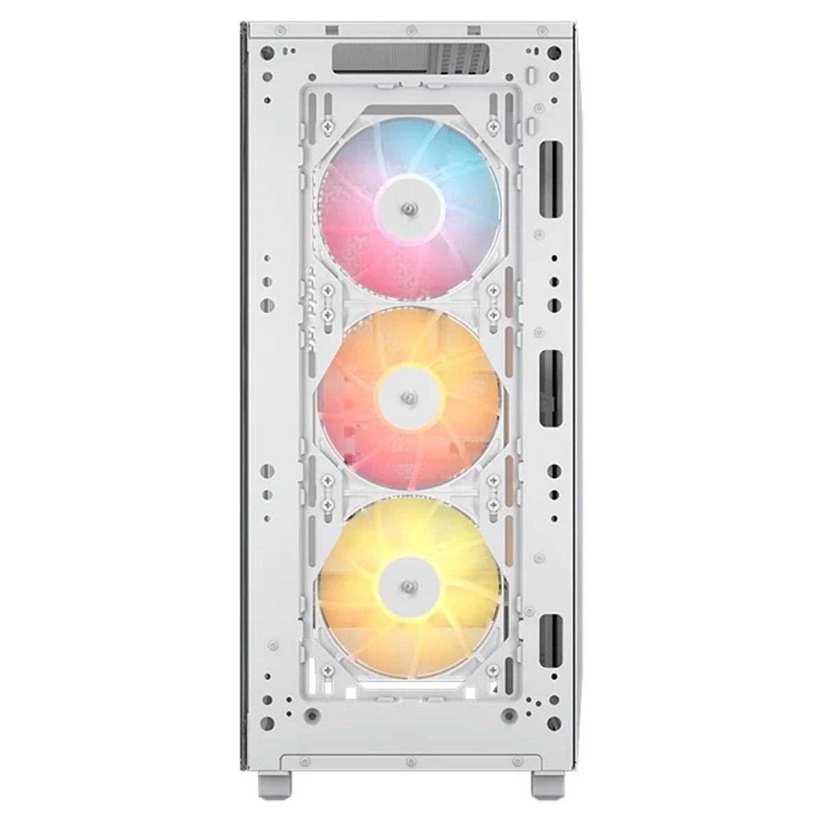 Gabinete Gamer Corsair 3200D RS ARGB, Mid Tower, Vidro Temperado, ATX, Com 3 Fans, Sem Fonte, Branco, CC-9011345-WW