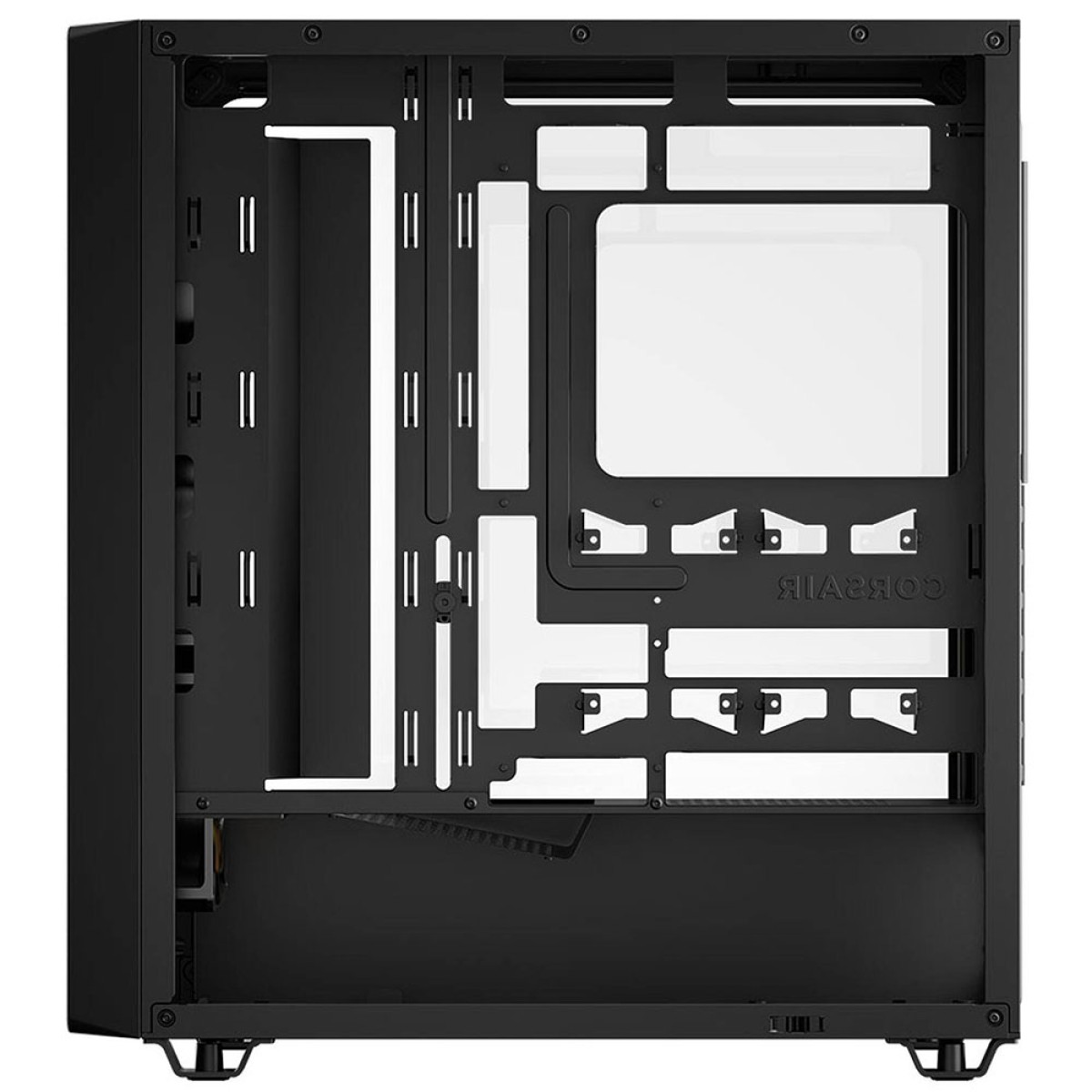Gabinete Gamer Corsair 3200D RS ARGB, Mid Tower, Vidro Temperado, ATX, Com 3 Fans, Sem Fonte, Preto, CC-9011344-WW