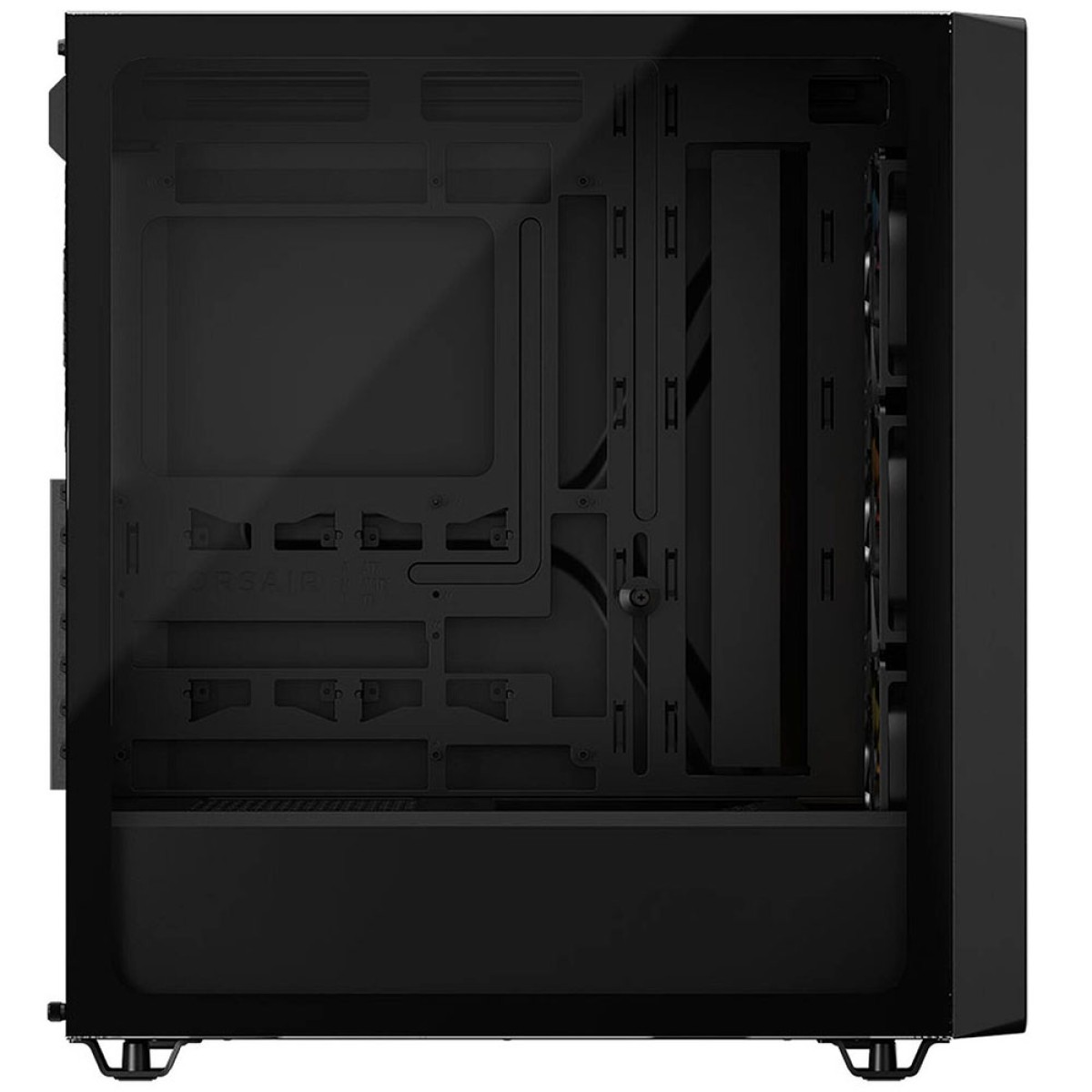 Gabinete Gamer Corsair 3200D RS ARGB, Mid Tower, Vidro Temperado, ATX, Com 3 Fans, Sem Fonte, Preto, CC-9011344-WW