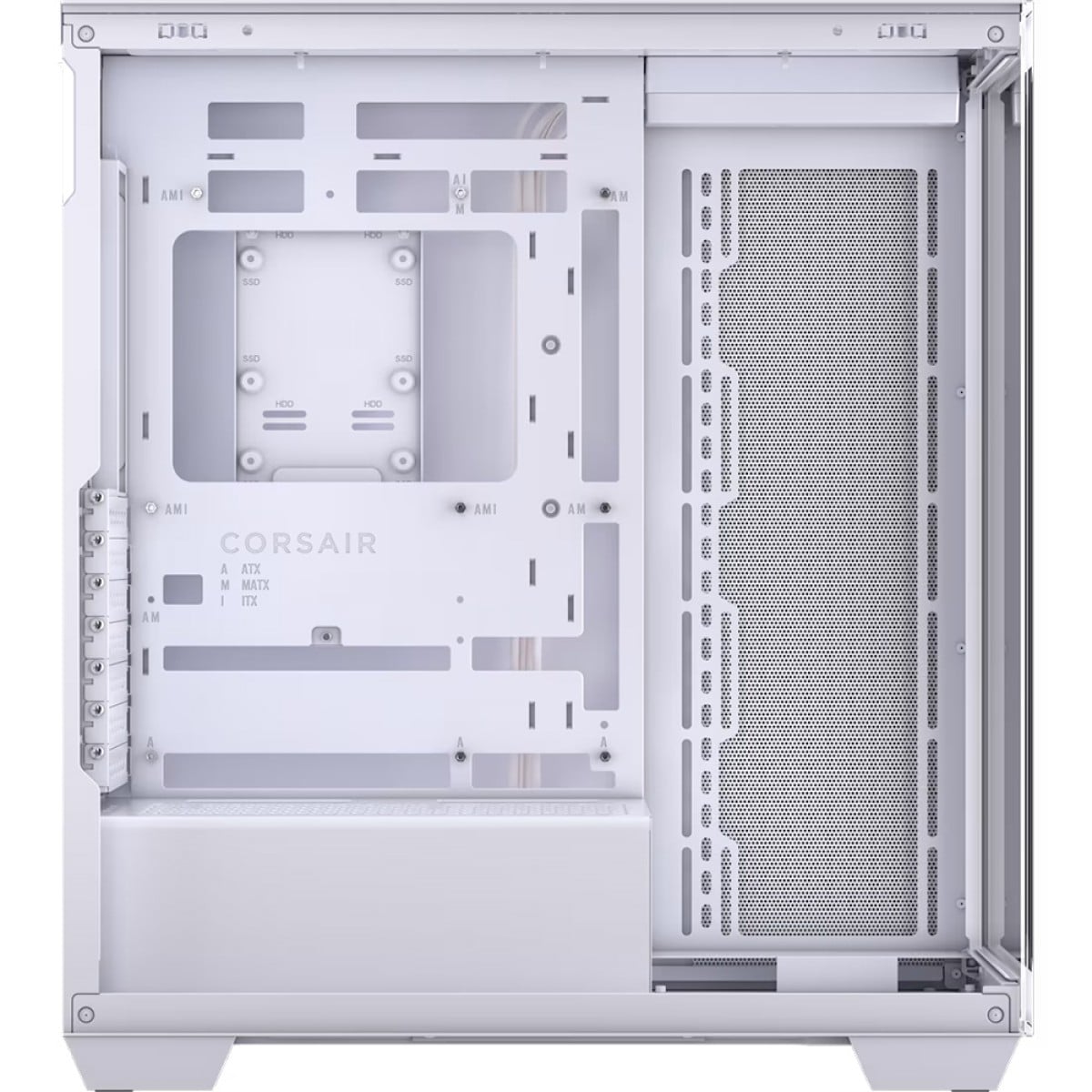 Gabinete Gamer Corsair 3500X, Mid Tower, Vidro Temperado, E-ATX, Sem Fonte, Sem Fans, Branco, CC-9011277-WW
