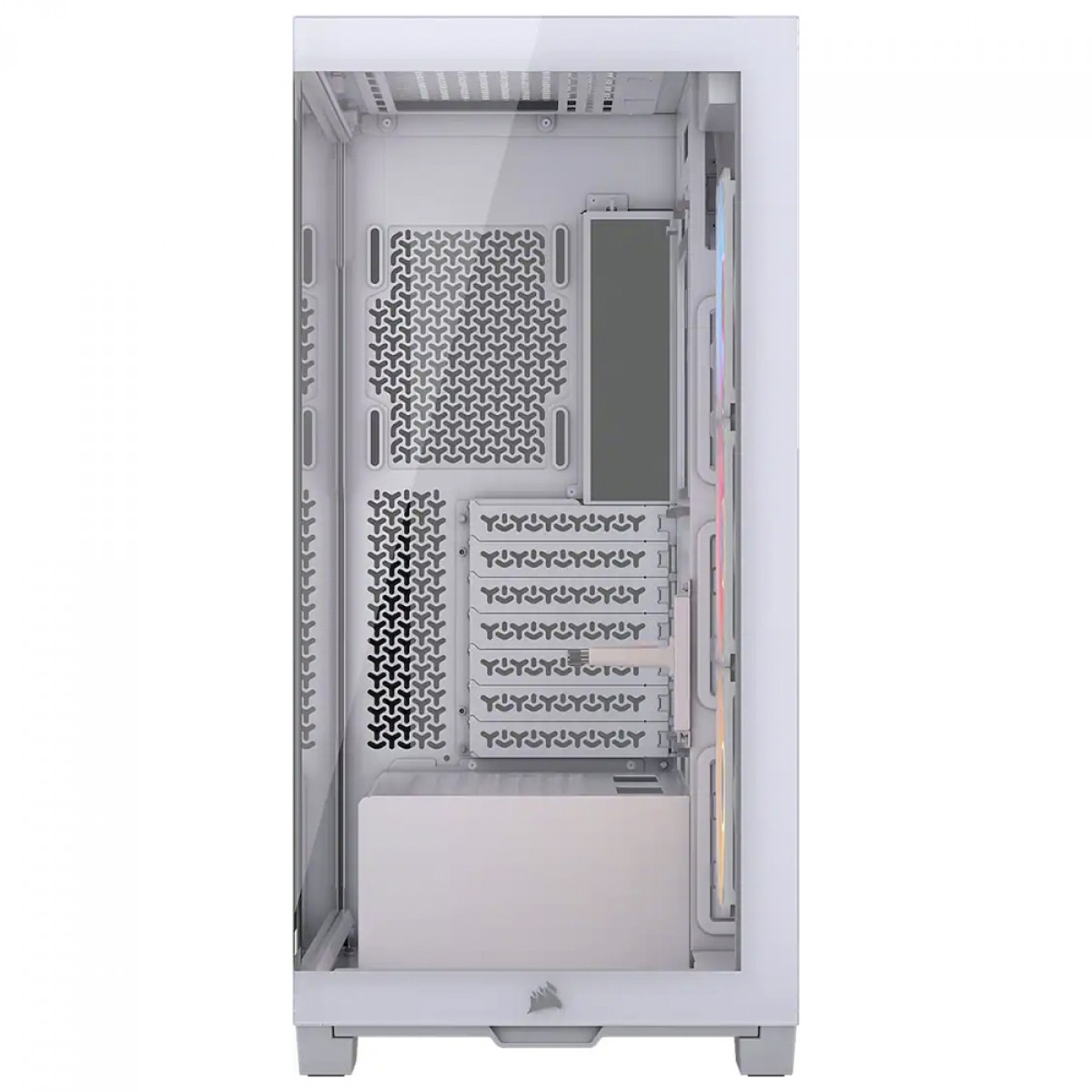 Gabinete Gamer Corsair 3500X RS-R ARGB, Mid Tower, Vidro Temperado, EATX, Sem Fonte, Com 3 Fans, Branco, CC-9011323-WW