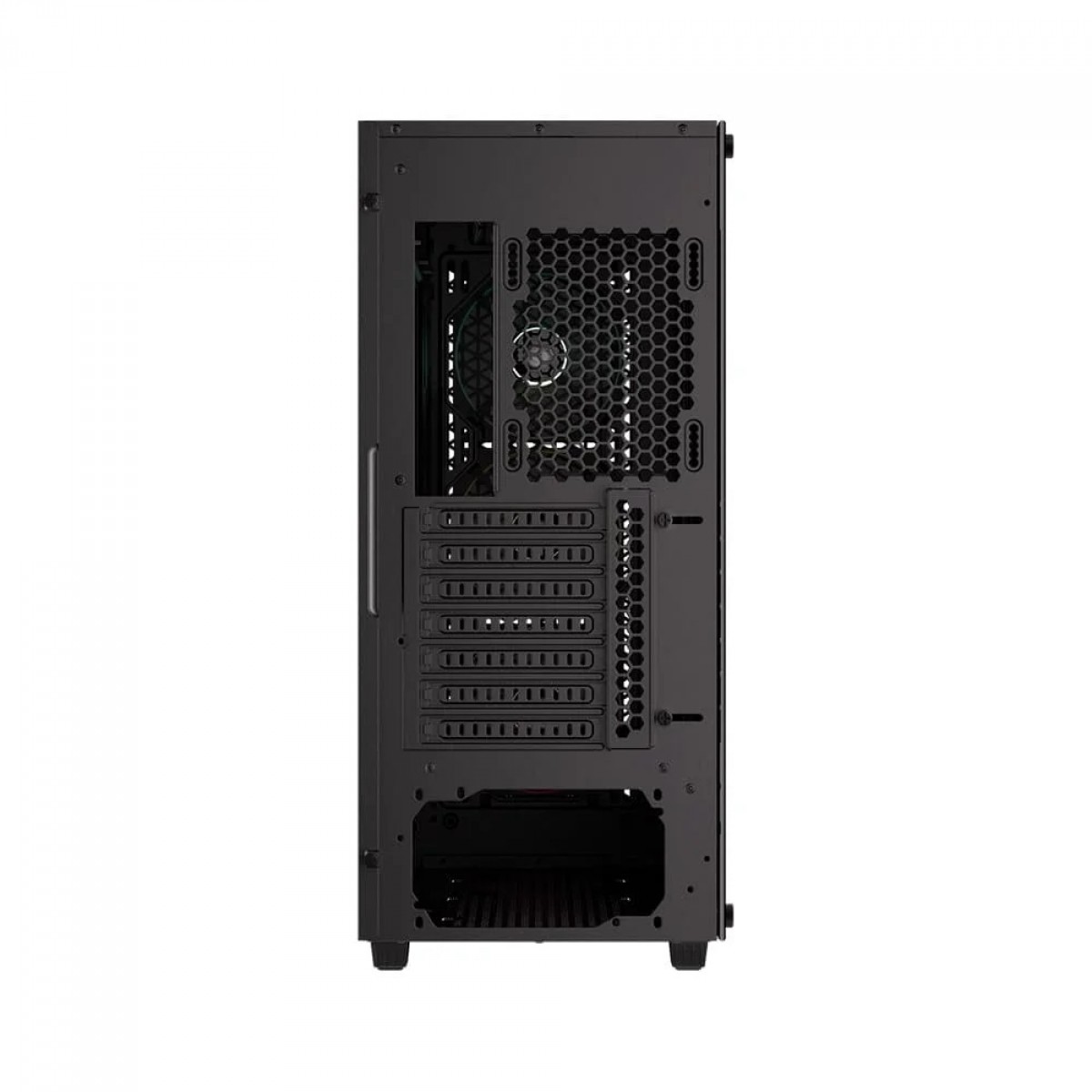 Gabinete Gamer Corsair 480T Airflow, RGB, Mid Tower, Vidro Temperado, ATX, Com 3 Fans, Sem Fonte, Preto, CC-9011272-WW