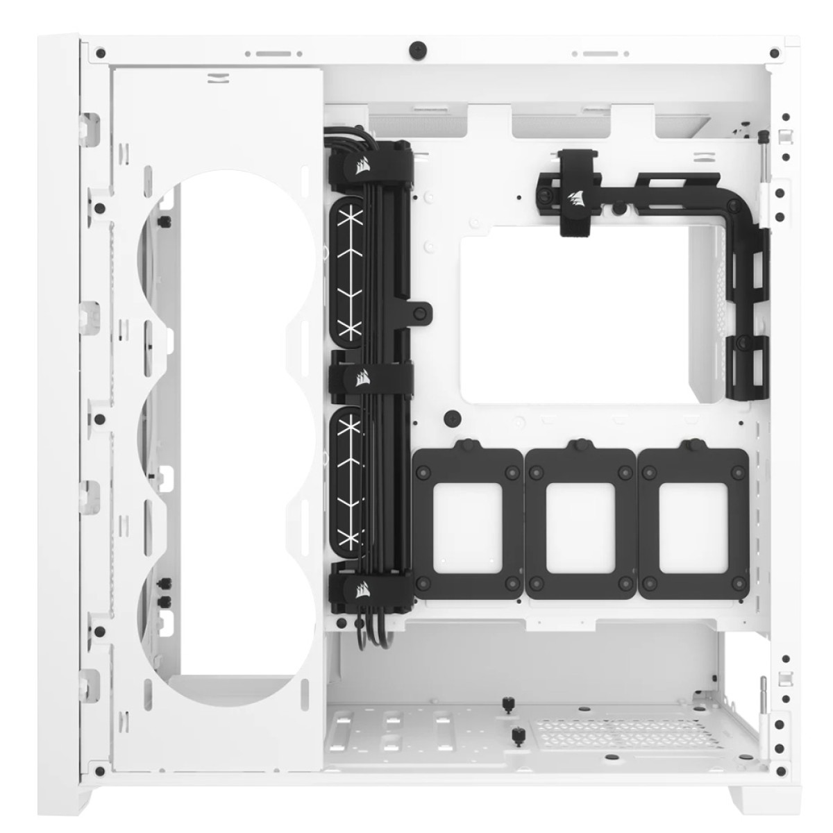 Gabinete Gamer Corsair 5000D Airflow, Mid Tower, Vidro Temperado, ATX, Sem Fans, Branco, CC-9011262-WW