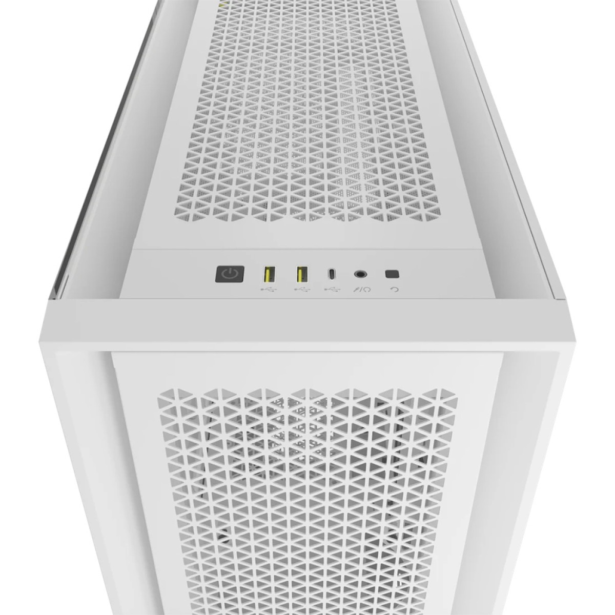 Gabinete Gamer Corsair 5000D Airflow, Mid Tower, Vidro Temperado, ATX, Sem Fans, Branco, CC-9011262-WW