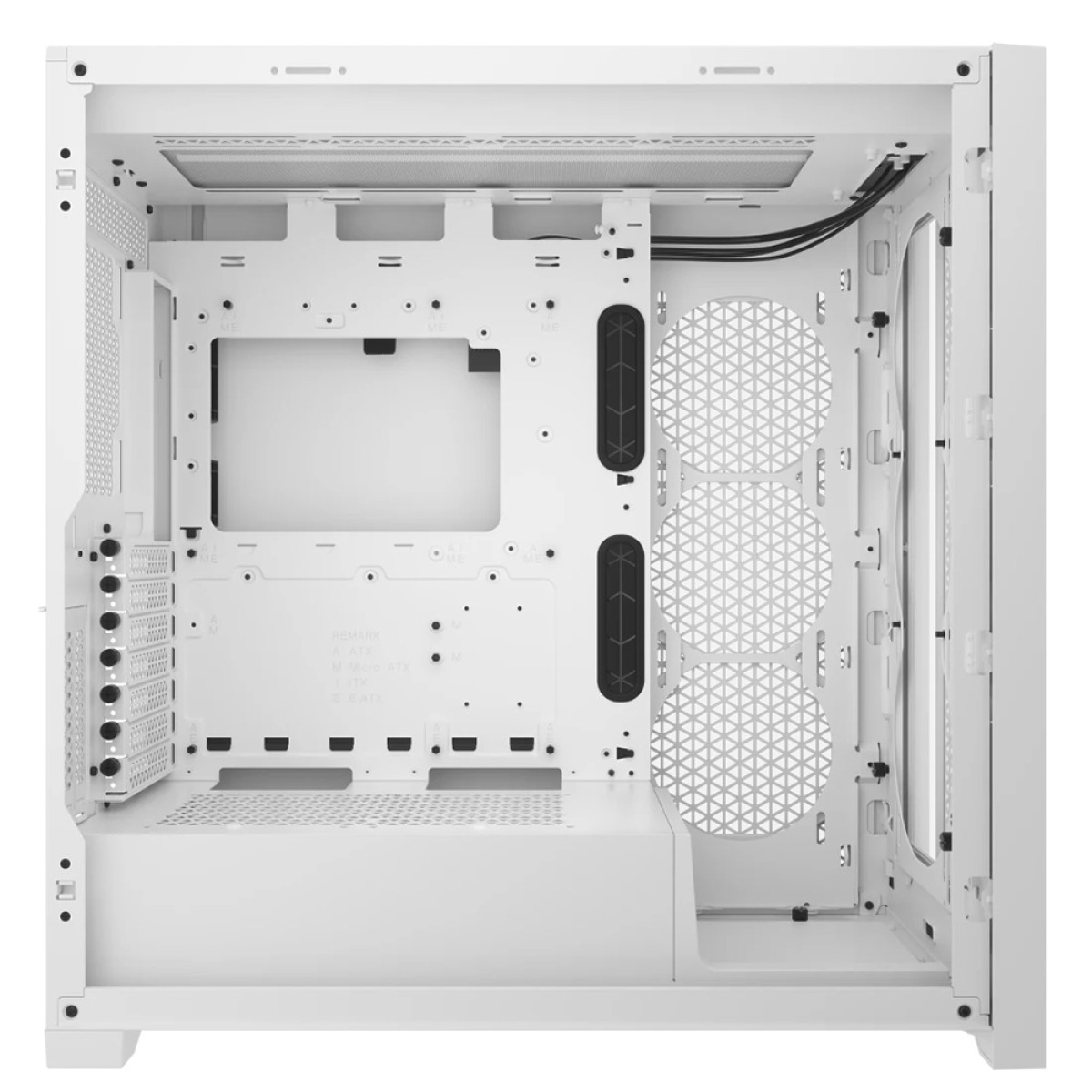 Gabinete Gamer Corsair 5000D Airflow, Mid Tower, Vidro Temperado, ATX, Sem Fans, Branco, CC-9011262-WW