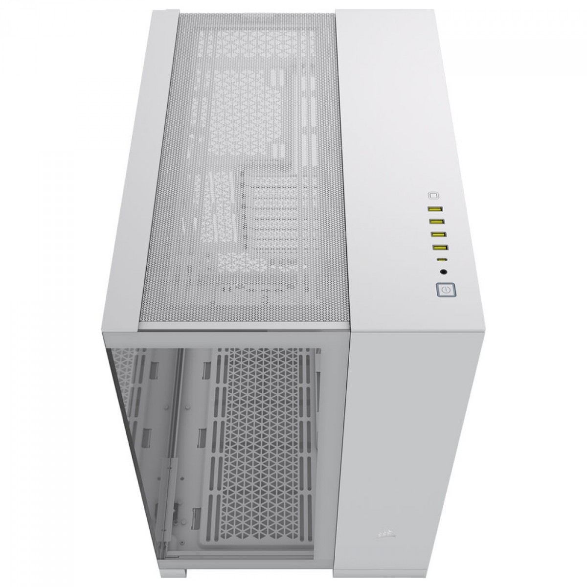  Gabinete Gamer Corsair 6500X, Mid Tower, Vidro Temperado, E-ATX, Sem Fan, White, CC-9011258-WW