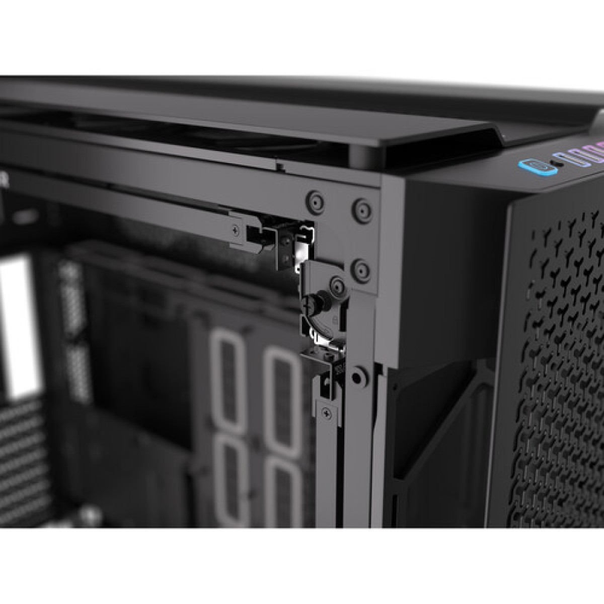 Gabinete Gamer Corsair 9000D RGB Airflow, Full Tower, Vidro Temperado, E-ATX/SSI-EEB, Sem Fans, Preto, CC-9011273-WW