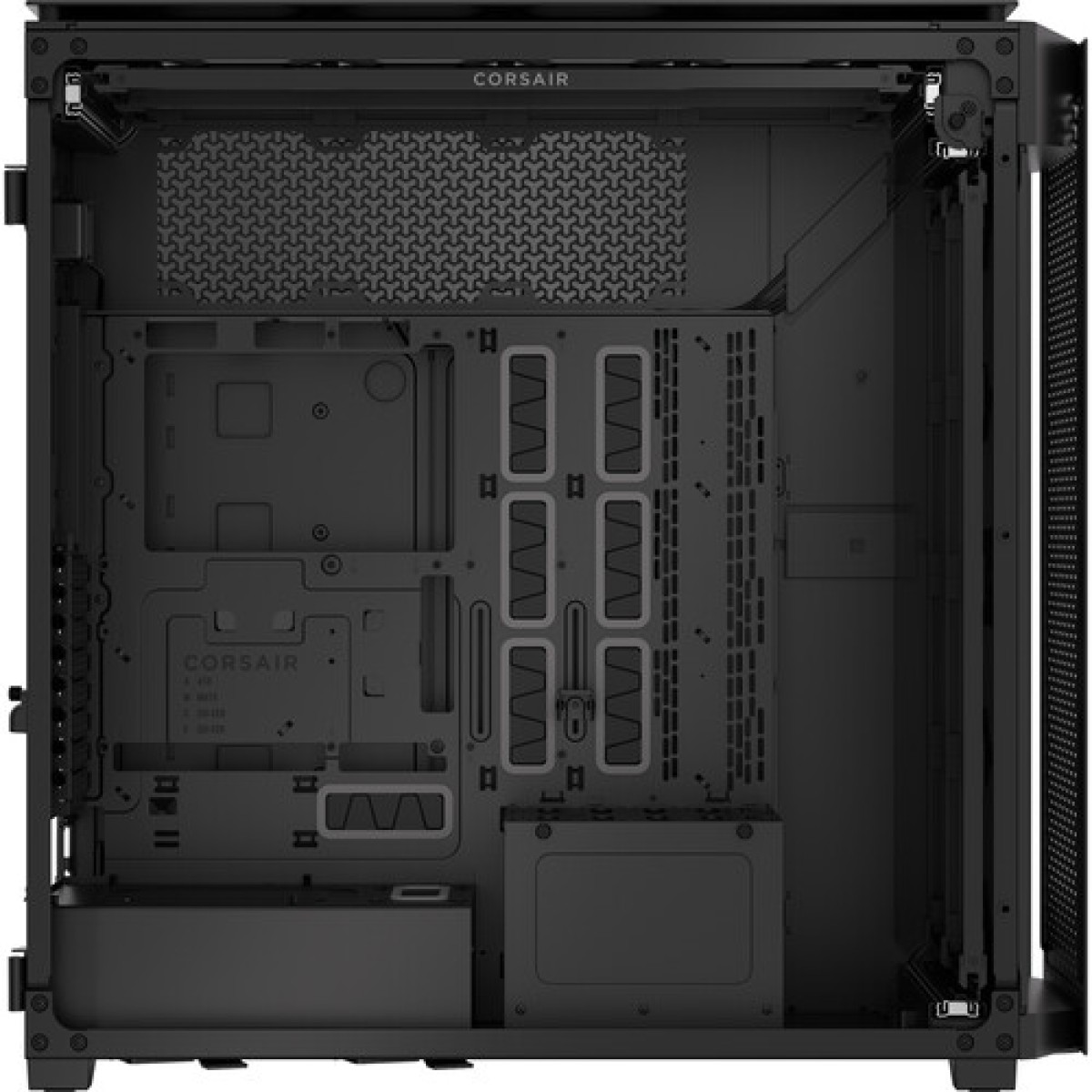 Gabinete Gamer Corsair 9000D RGB Airflow, Full Tower, Vidro Temperado, E-ATX/SSI-EEB, Sem Fans, Preto, CC-9011273-WW