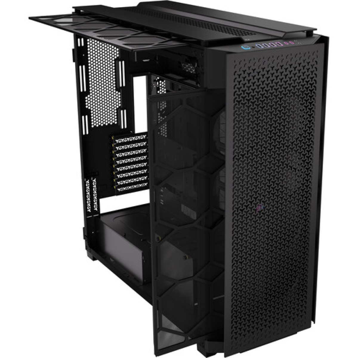 Gabinete Gamer Corsair 9000D RGB Airflow, Full Tower, Vidro Temperado, E-ATX/SSI-EEB, Sem Fans, Preto, CC-9011273-WW