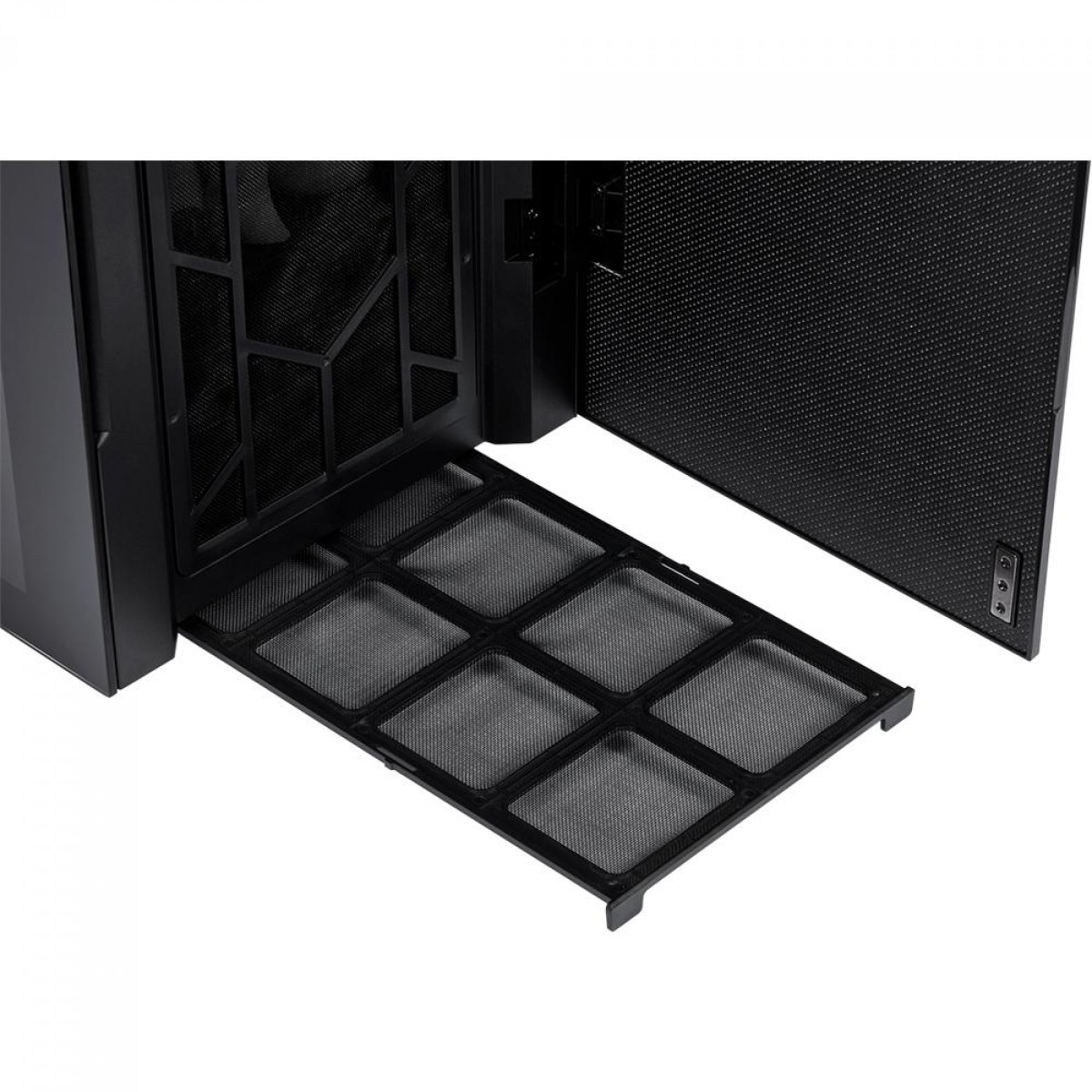 Gabinete Gamer Corsair Carbide 678C, Mid Tower, Vidro Temperado, ATX, Black, Com 3 Fans, CC-9011167-WW