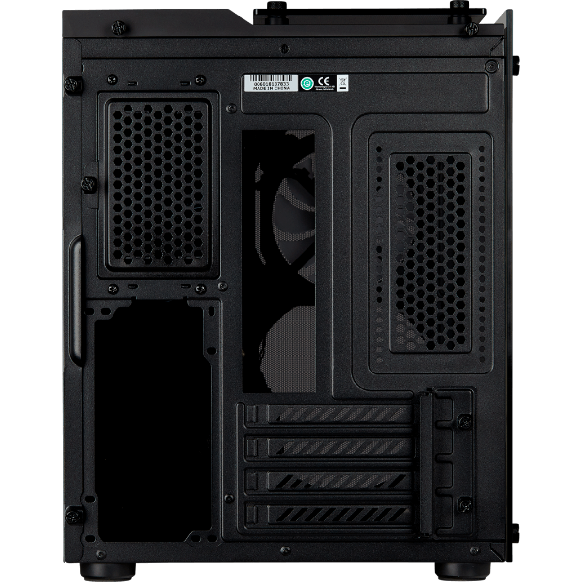 Gabinete Gamer Corsair Crystal 280x RGB, Mini Tower, Sem Fan, Vidro Temperado, Black, Sem Fonte, CC-9011135-WW