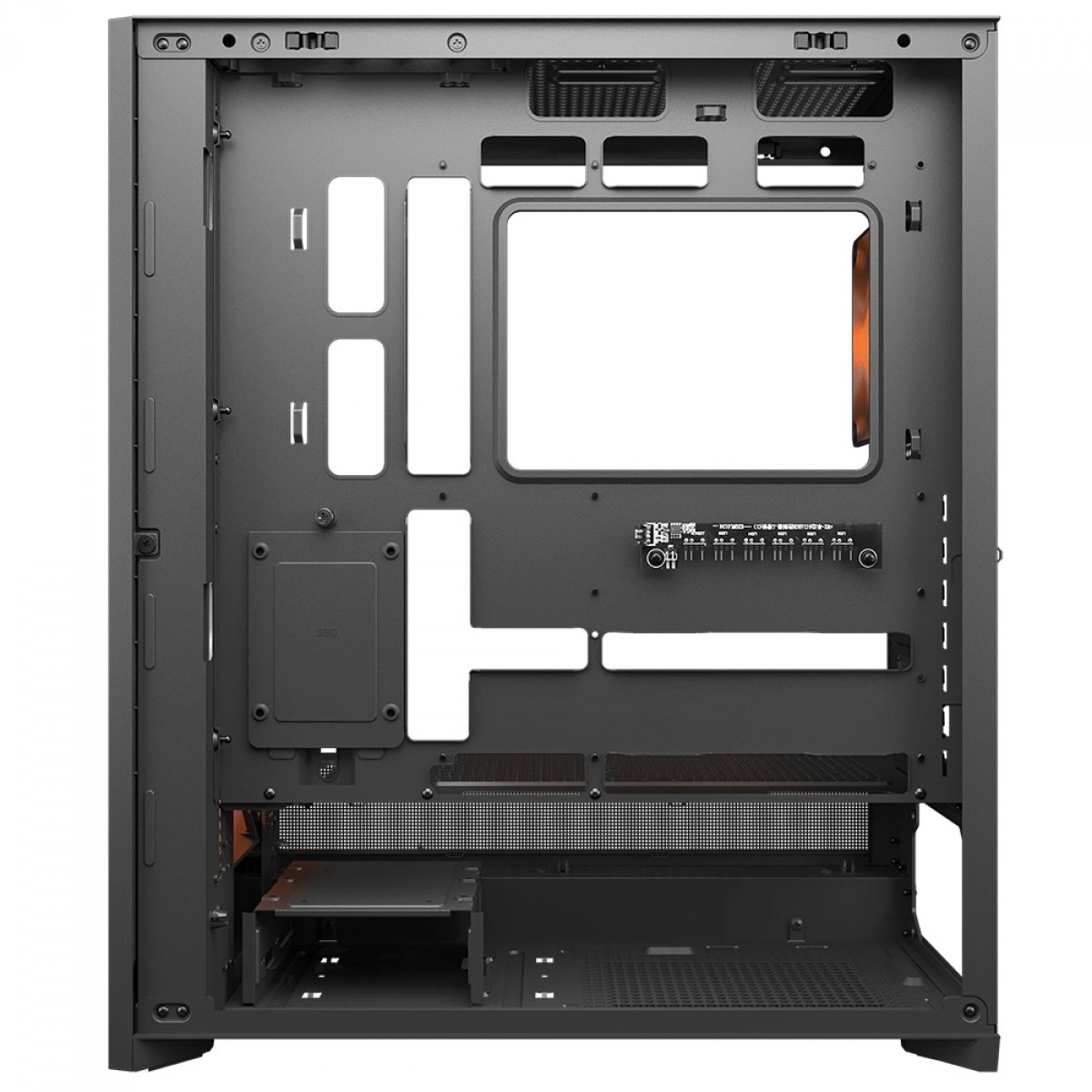 Gabinete Gamer Cougar Airface 180 RGB, Mid Tower, Vidro Temperado, ATX, Com 3 Fans, Preto, 385VA40.0001