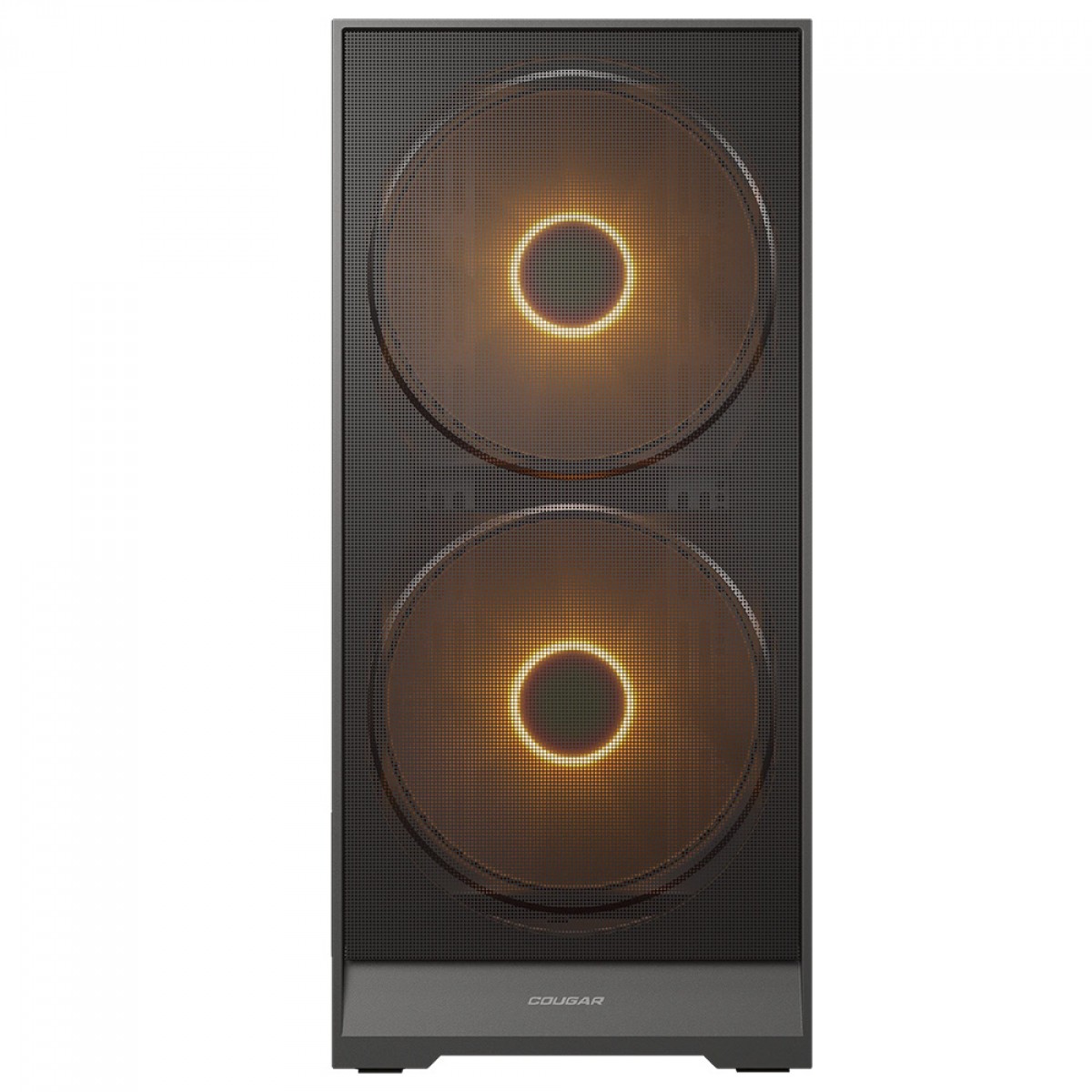 Gabinete Gamer Cougar Airface 180 RGB, Mid Tower, Vidro Temperado, ATX, Com 3 Fans, Preto, 385VA40.0001