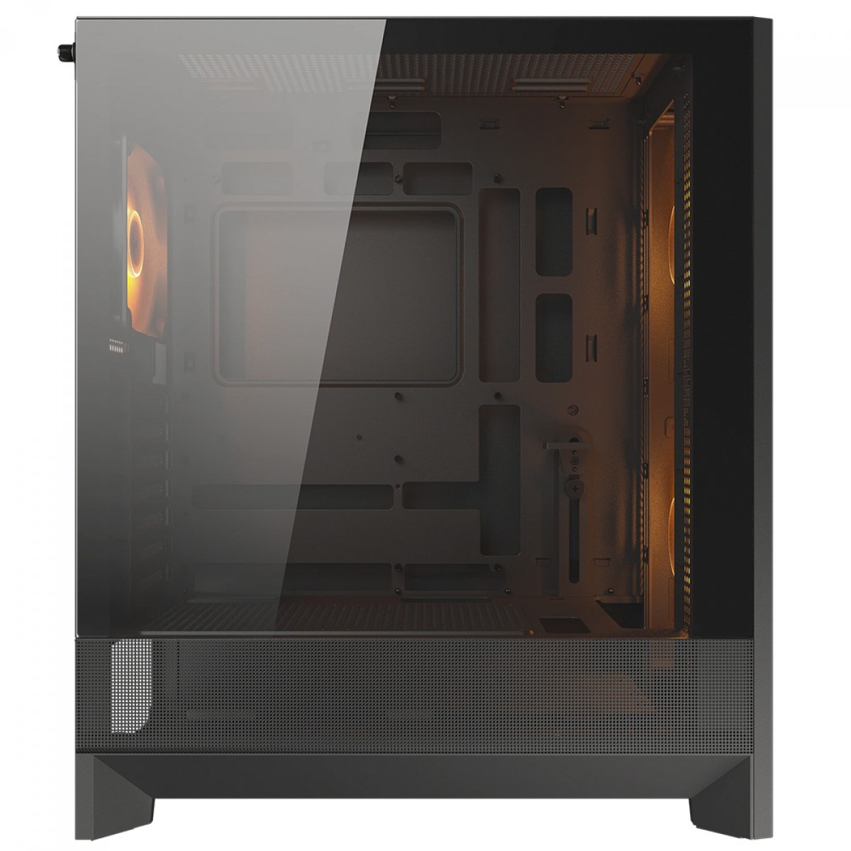 Gabinete Gamer Cougar Airface 180 RGB, Mid Tower, Vidro Temperado, ATX, Com 3 Fans, Preto, 385VA40.0001