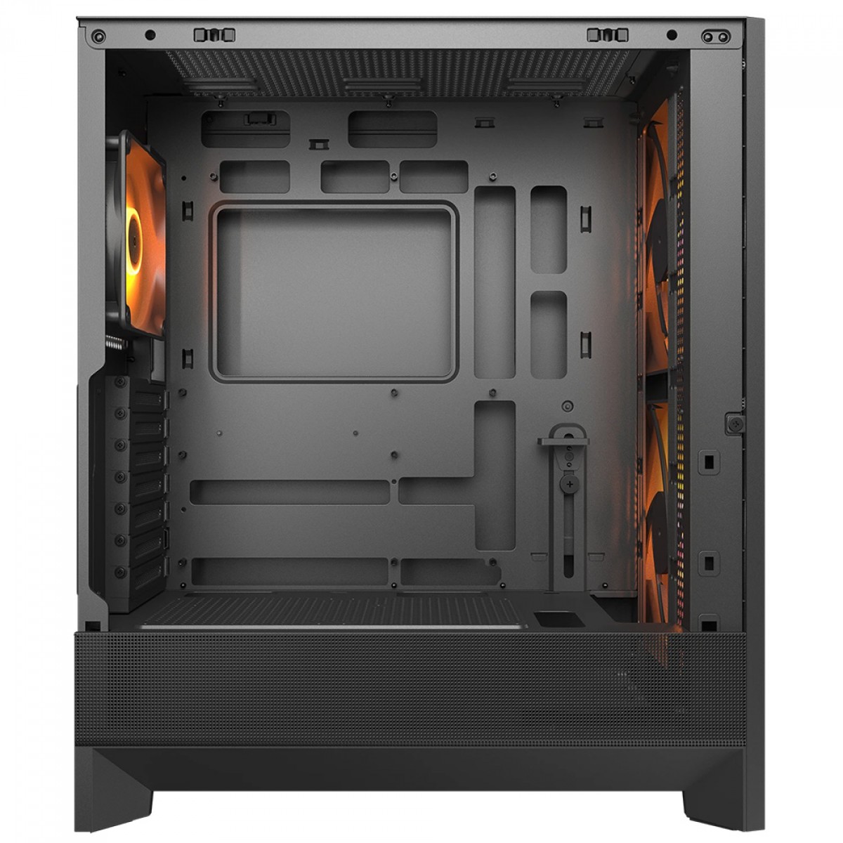 Gabinete Gamer Cougar Airface 180 RGB, Mid Tower, Vidro Temperado, ATX, Com 3 Fans, Preto, 385VA40.0001