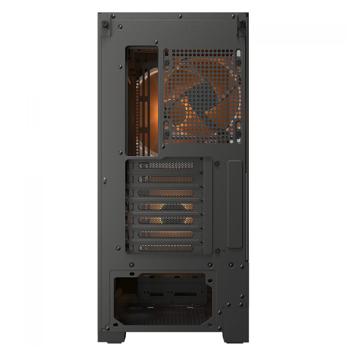Gabinete Gamer Cougar Airface 180 RGB, Mid Tower, Vidro Temperado, ATX, Com 3 Fans, Preto, 385VA40.0001