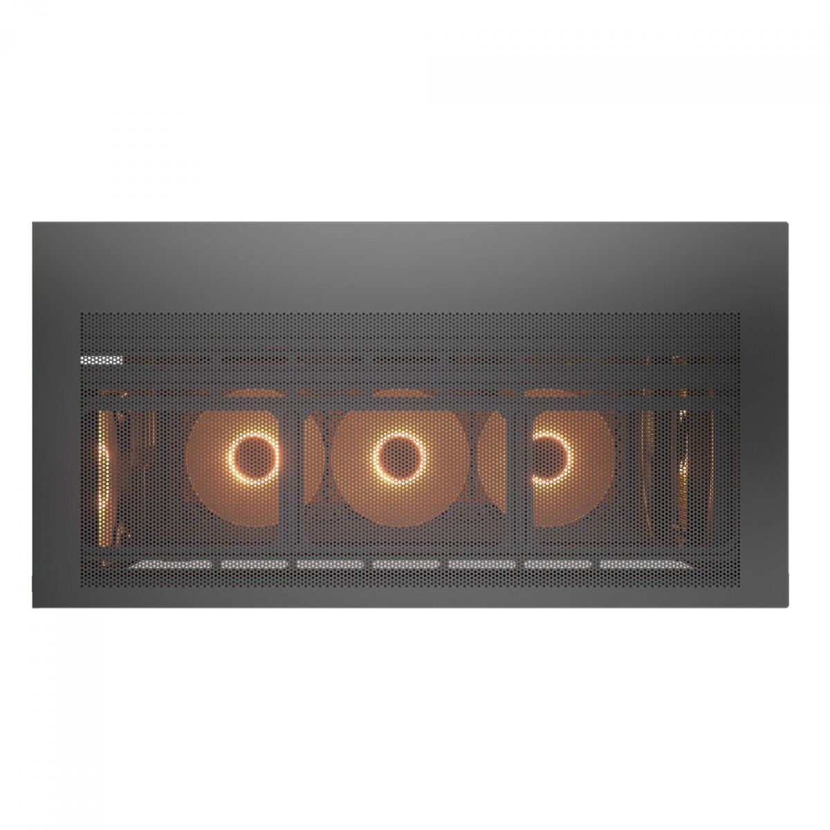 Gabinete Gamer Cougar CFV235 Mesh Vision, Mid Tower, Vidro Temperado, ATX, Sem Fonte, Tela LCD IPS, Com 6 Fans ARGB, Preto, 382DA40.0007