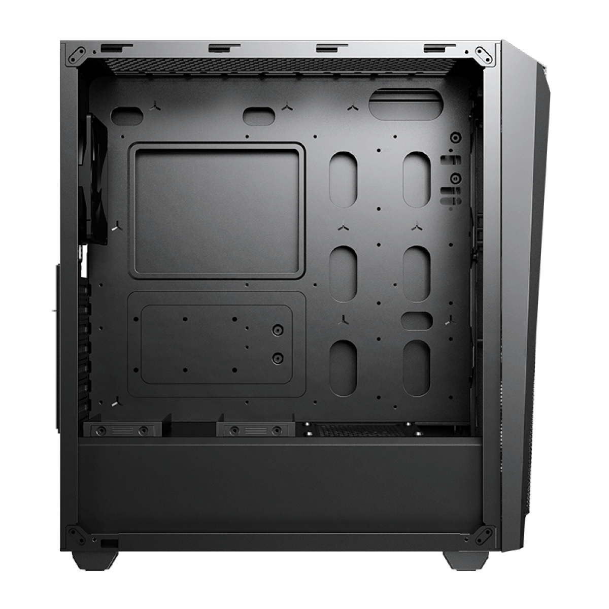 Gabinete Gamer Cougar MX660-Mesh, Mid Tower, Vidro Temperado, Black, ATX, Sem Fonte, Com 1 Fan, 385BMS0-0001