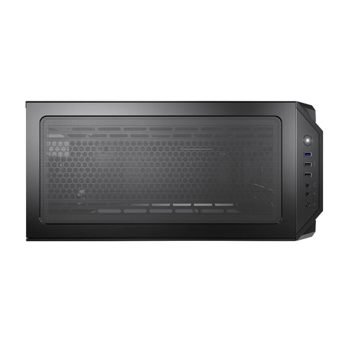 Gabinete Gamer Cougar MX660-Mesh, Mid Tower, Vidro Temperado, Black, ATX, Sem Fonte, Com 1 Fan, 385BMS0-0001