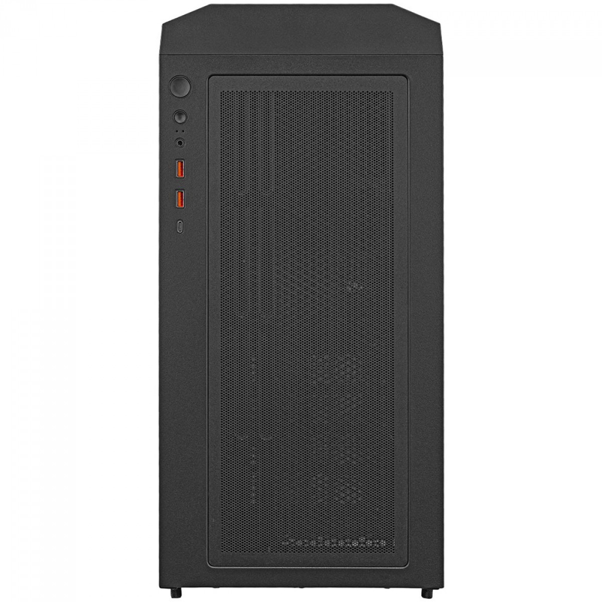 Gabinete Gamer Cougar Uniface, Mid Tower, Vidro Temperado, EATX, Com 2 Fans, Preto, 385C780.0005