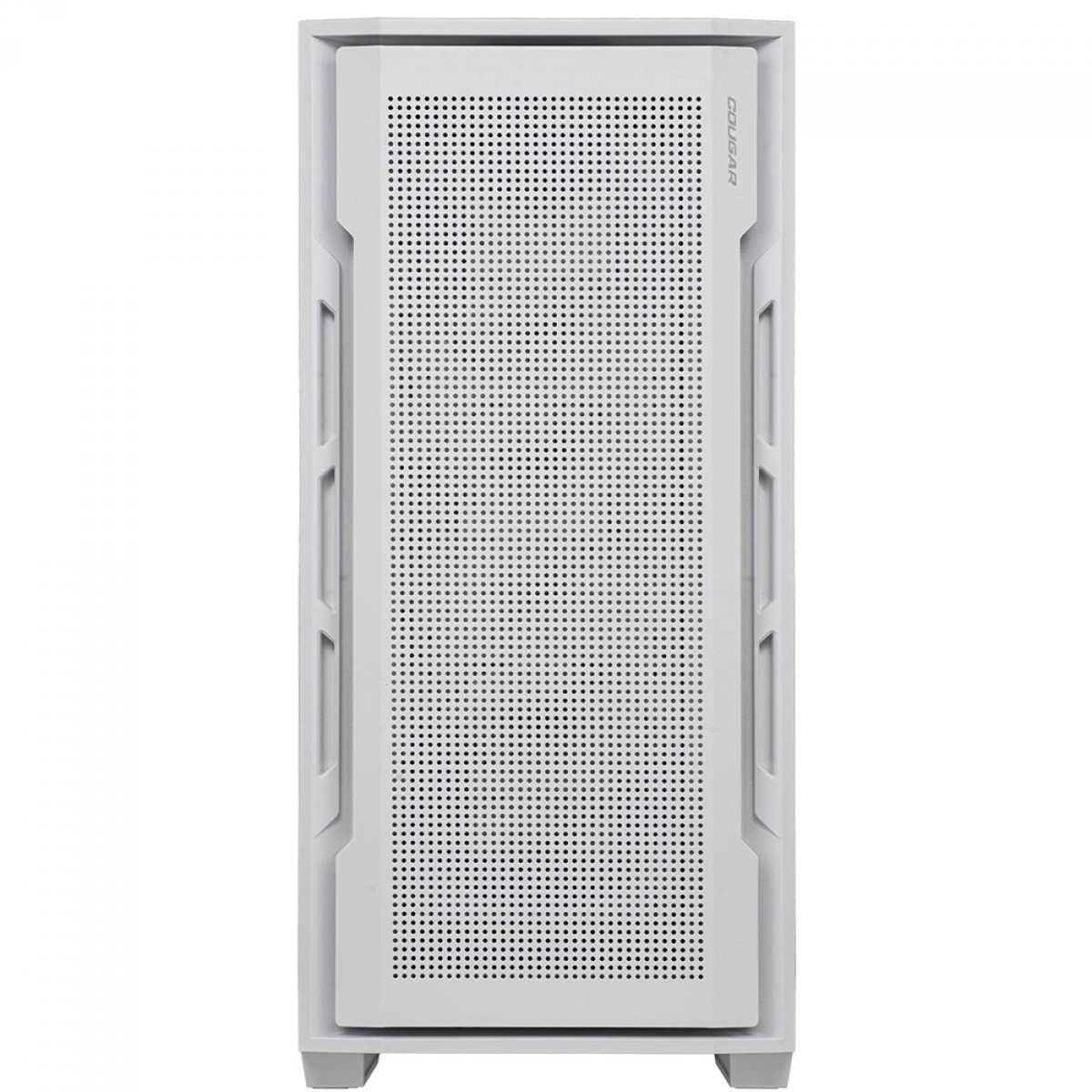 Gabinete Gamer Cougar Uniface White, Mid Tower, Vidro Temperado, EATX, Com 2 Fans, Branco, 385C780.0006