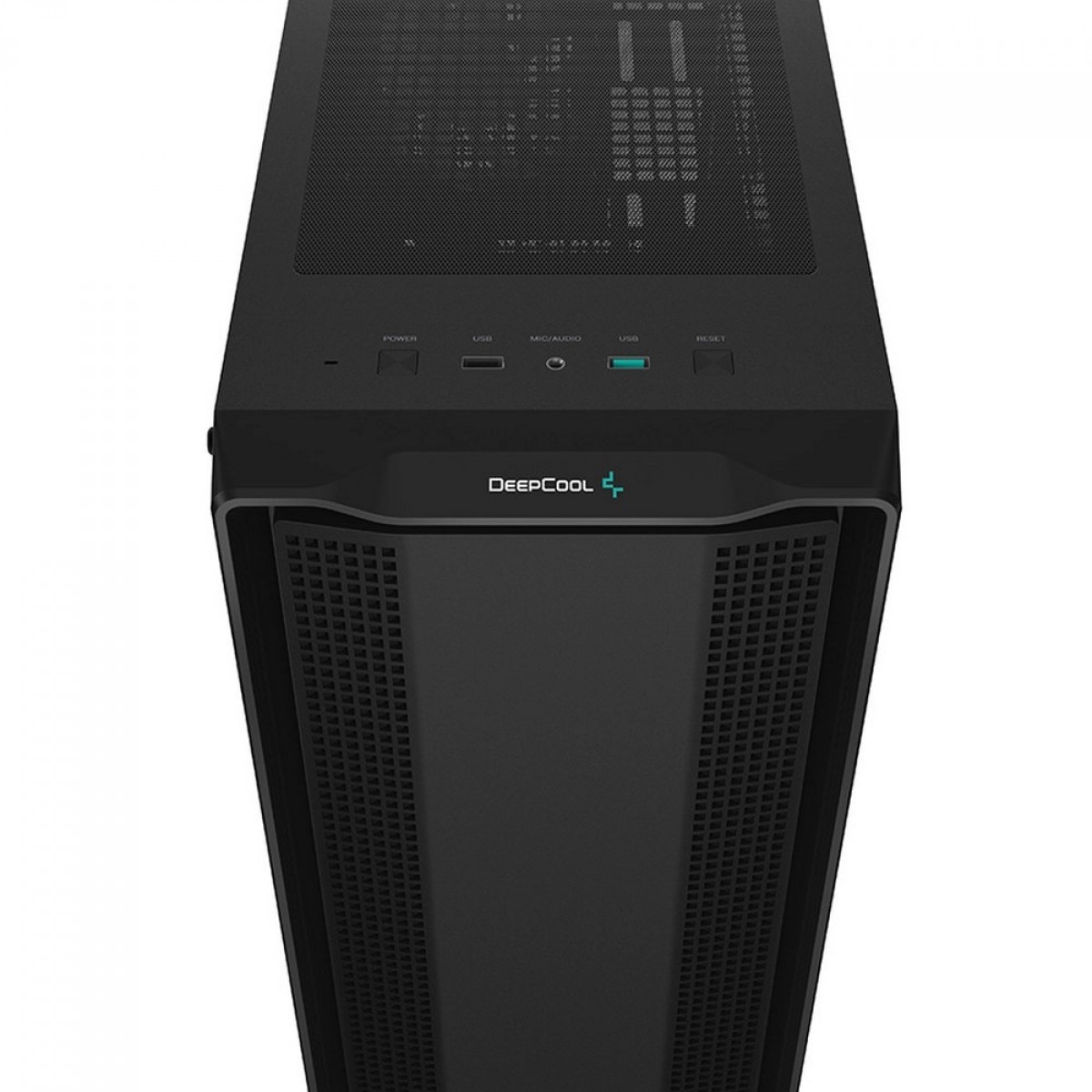 Gabinete Gamer DeepCool CC560 FS, Black, Mid Tower, Vidro Temperado, ATX, Sem Fonte, Com 4 Fans, R-CC560-BKTAA4-A-1 