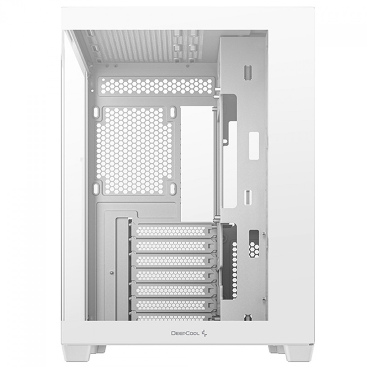 Gabinete Gamer DeepCool CG530 WH, Mid Tower, Vidro Temperado, ATX, Sem Fonte, Sem Fans, Branco, R-CG530-WHNDA0-G-1