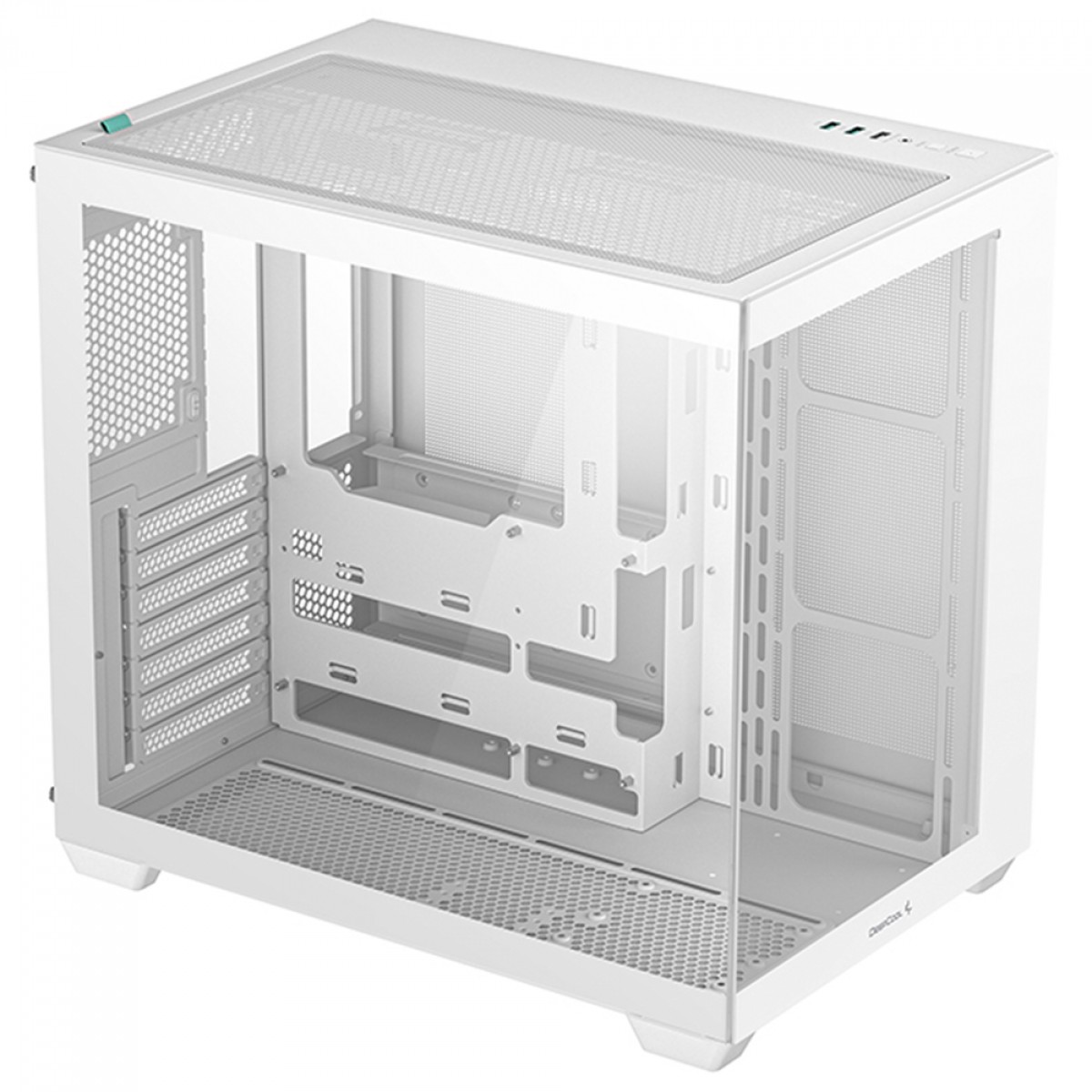 Gabinete Gamer DeepCool CG530 WH, Mid Tower, Vidro Temperado, ATX, Sem Fonte, Sem Fans, Branco, R-CG530-WHNDA0-G-1