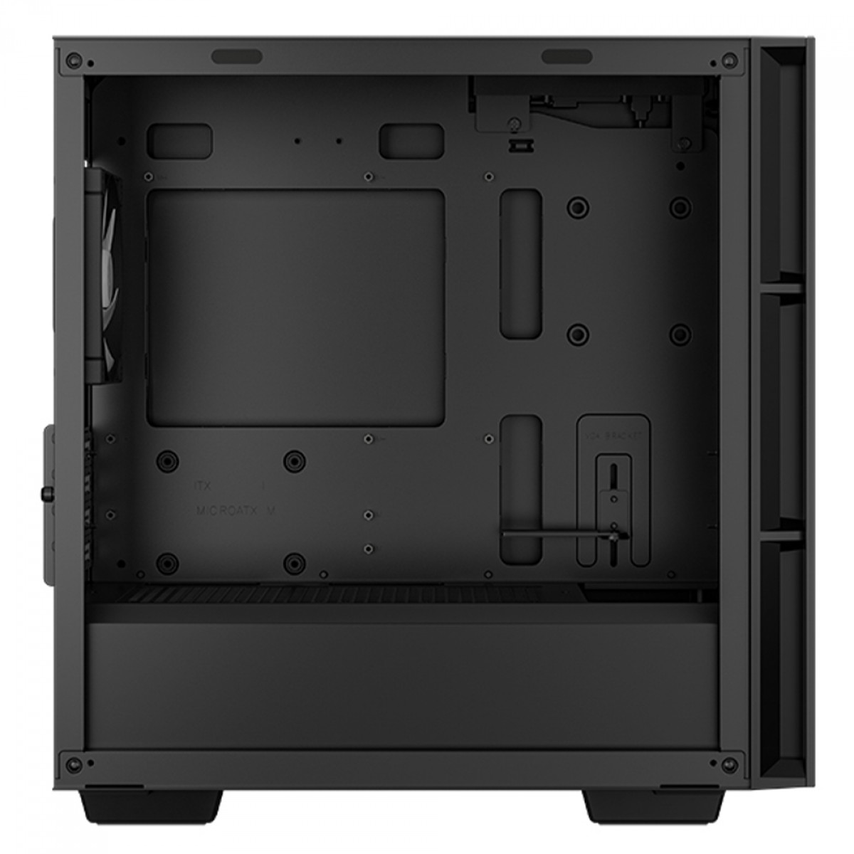 Gabinete Gamer DeepCool CH360, ARGB, Mid Tower, Vidro Temperado, M-ATX, Sem Fonte, Com 3 Fans, Preto, R-CH360-BKAPE3-G-1