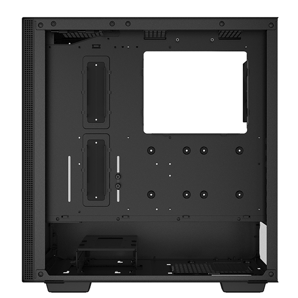 Gabinete Gamer DeepCool CH510, Mid Tower, Vidro Temperado, Sem Fonte, Com 1 Fan, Black, R-CH510-BKNNE1-G-1