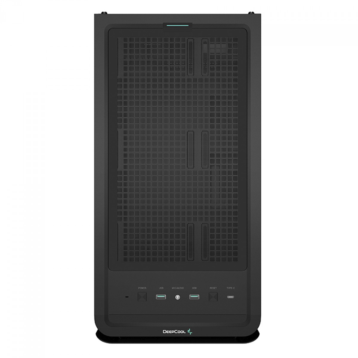 Gabinete Gamer DeepCool CK500, Black, Mid Tower, Vidro Temperado, E-ATX, Sem Fonte, Com 2 Fans, R-CK500-BKNNE2-G-1