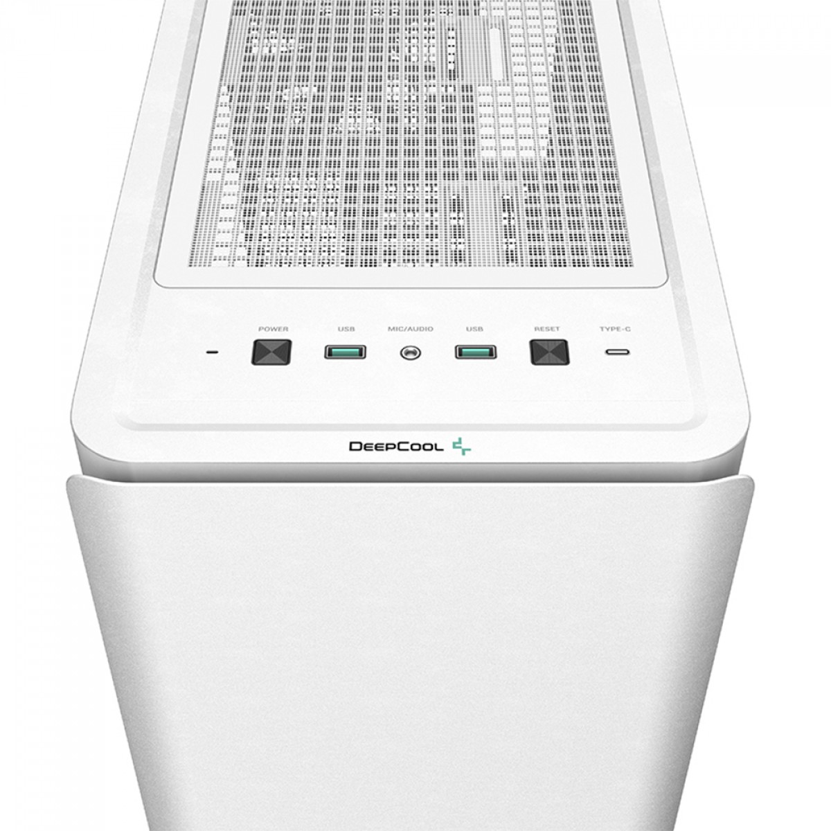 Gabinete Gamer DeepCool CK500 WH, White, Mid Tower, Vidro Temperado, E-ATX, Sem Fonte, Com 2 Fans, R-CK500-WHNNE2-G-1