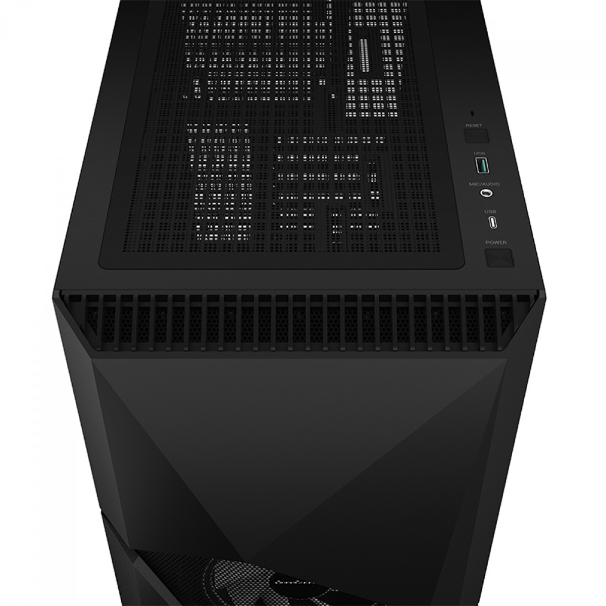 Gabinete Gamer DeepCool Cyclops, Mid Tower, Vidro Temperado, E-ATX, Black, Sem Fonte, Com 1 Fans, R-BKAAE1-C-1