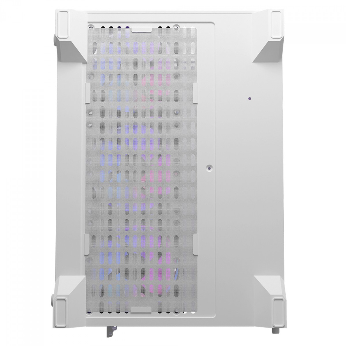 Gabinete Gamer DT3 Hyper White, Mini Tower, Vidro Temperado, MATX, Sem Fan, Branco