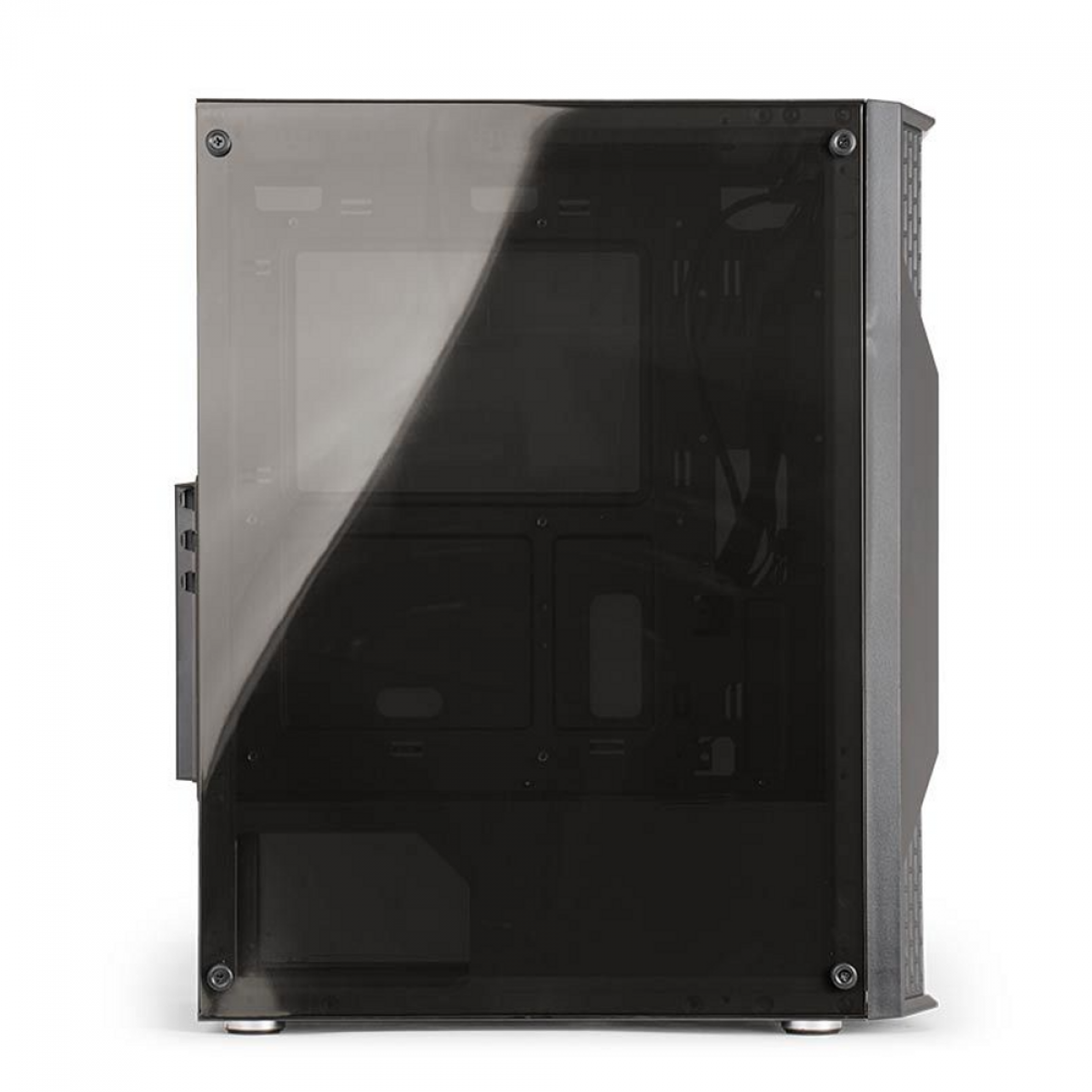 Gabinete Gamer DT3 Sports, Coliseu, Mid Tower, Acrílico, ATX, Black, 12199-2, Sem Fonte, Sem Fan