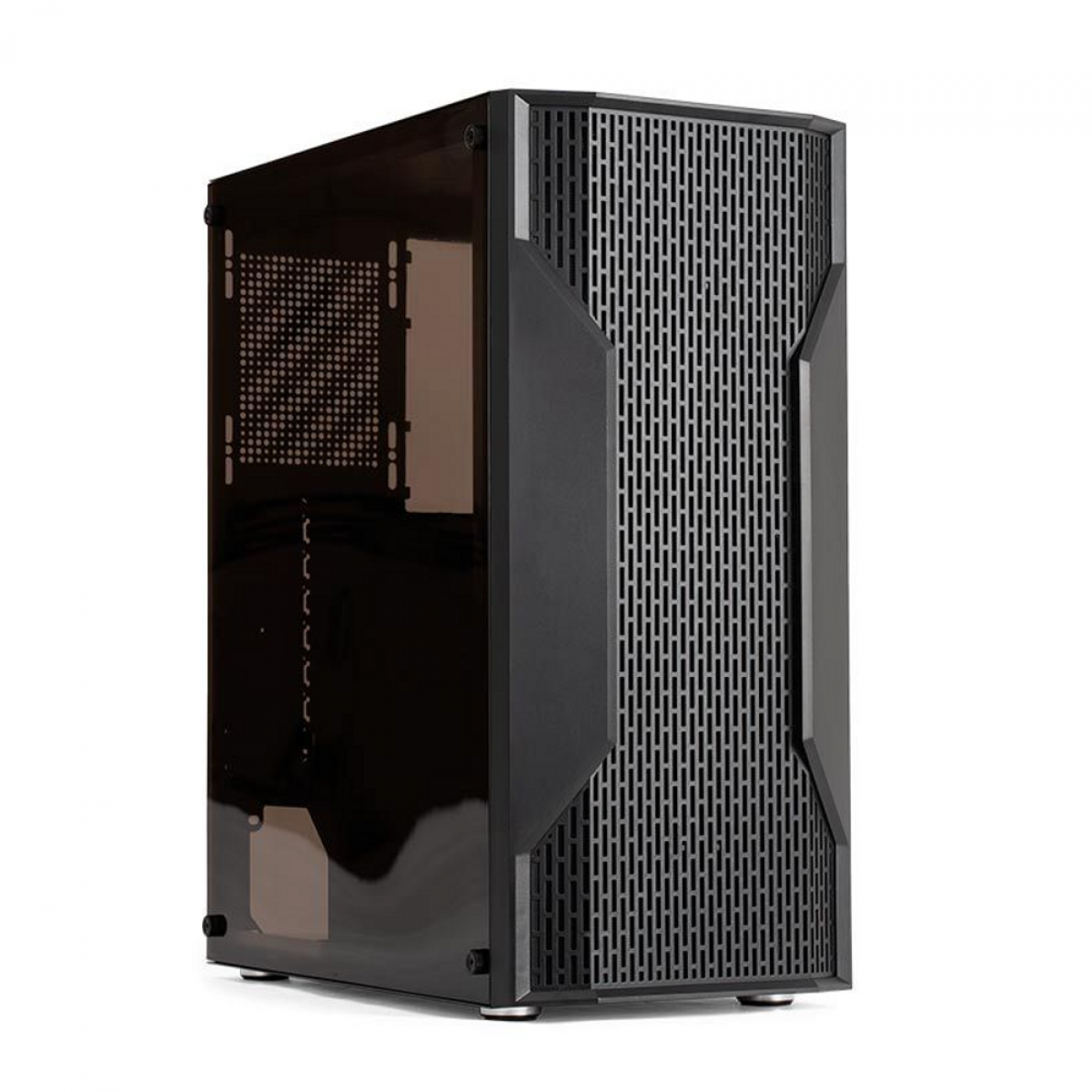 Gabinete Gamer DT3 Sports, Coliseu, Mid Tower, Acrílico, ATX, Black, 12199-2, Sem Fonte, Sem Fan