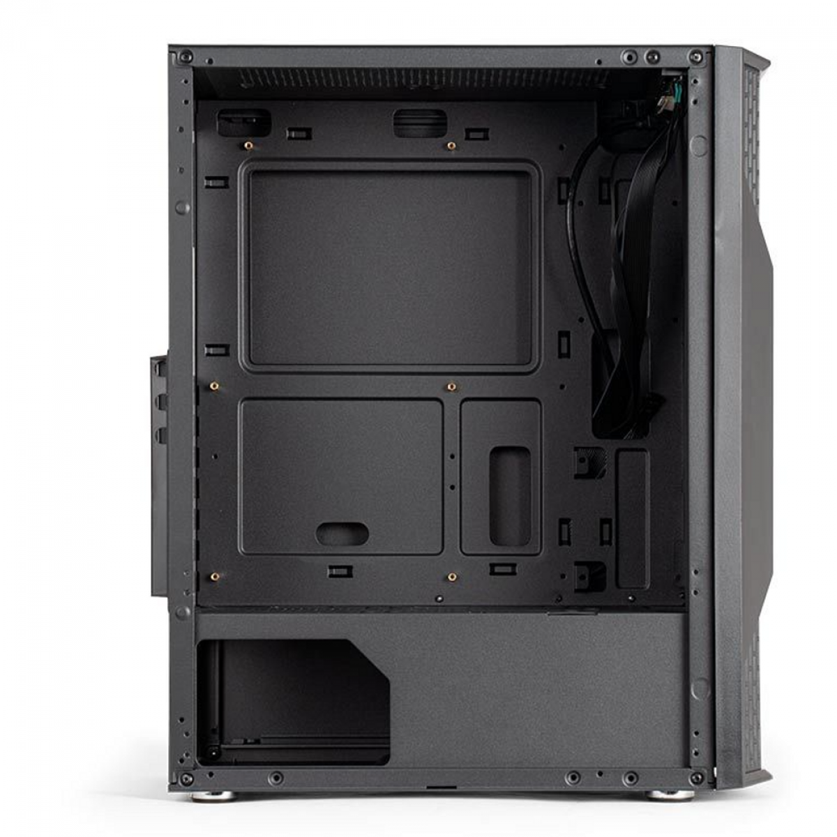 Gabinete Gamer DT3 Sports, Coliseu, Mid Tower, Acrílico, ATX, Black, 12199-2, Sem Fonte, Sem Fan