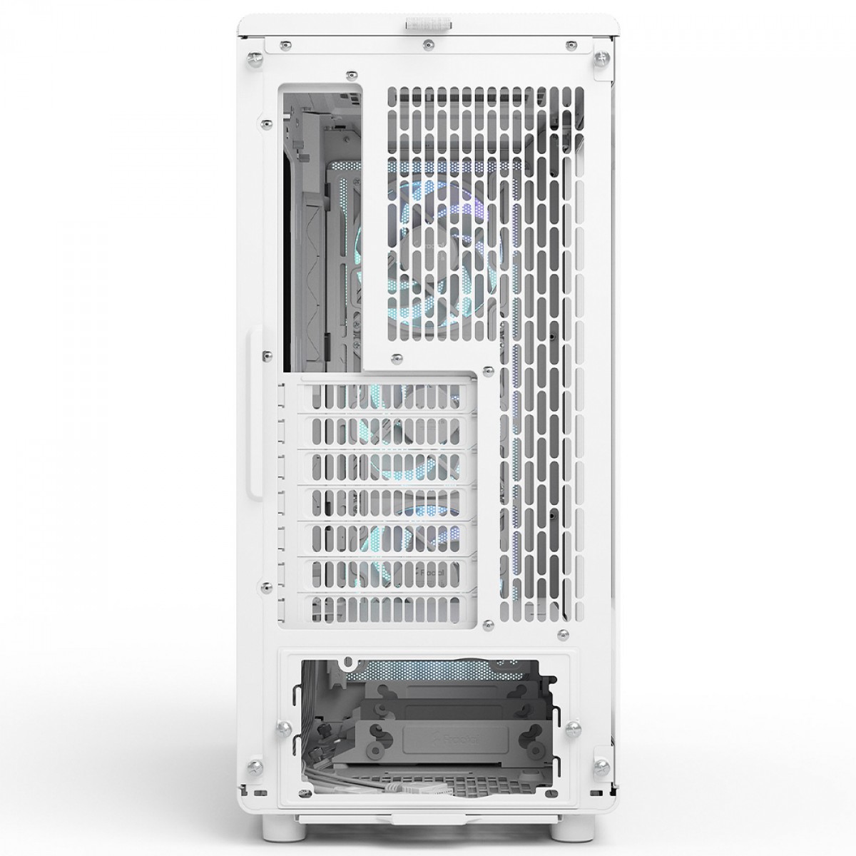 Gabinete Gamer Fractal Design Epoch, RGB, Mid Tower, Vidro Temperado, ATX, Sem Fonte, Com 3 Fans, Branco, FD-C-EPO1A-05