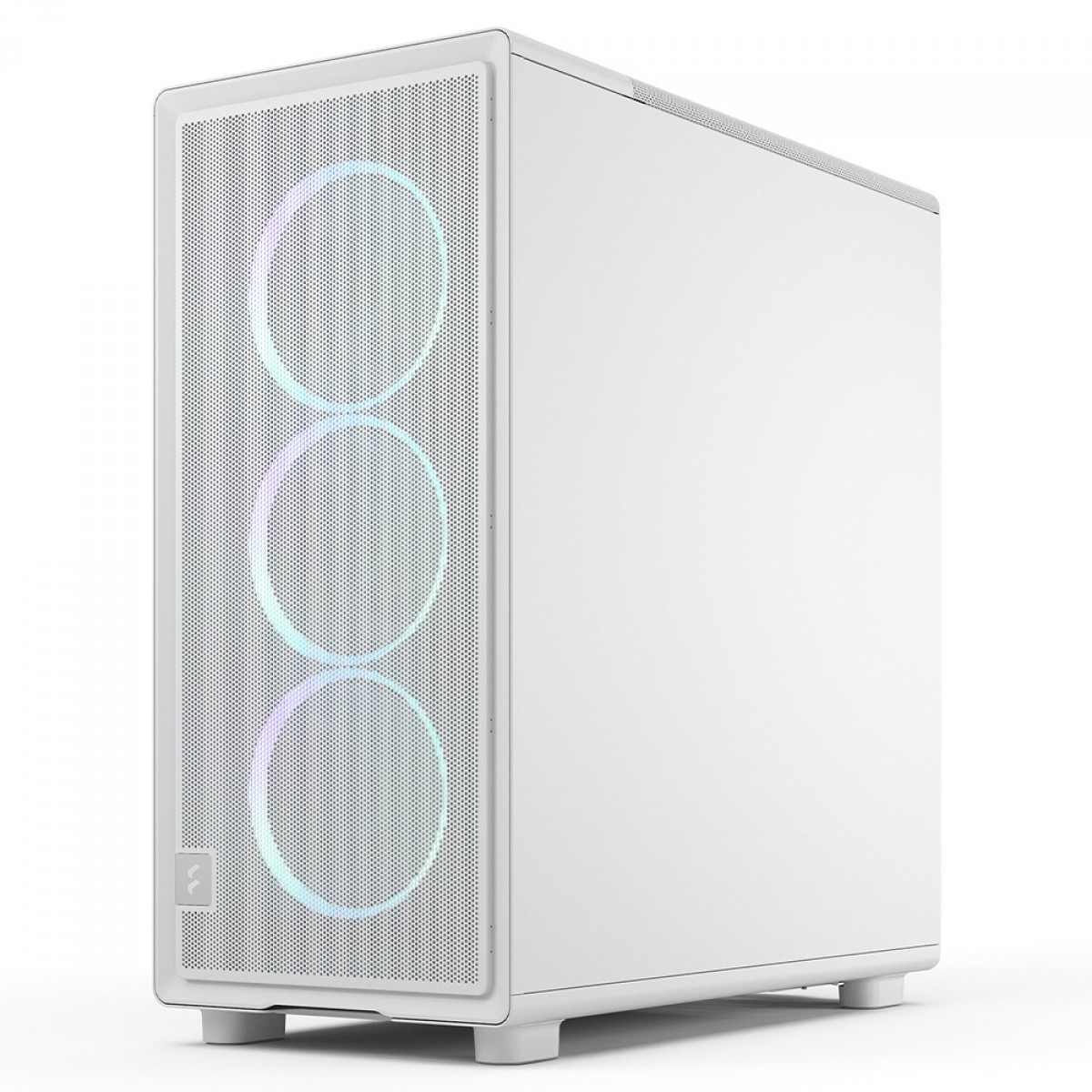 Gabinete Gamer Fractal Design Epoch, RGB, Mid Tower, Vidro Temperado, ATX, Sem Fonte, Com 3 Fans, Branco, FD-C-EPO1A-05