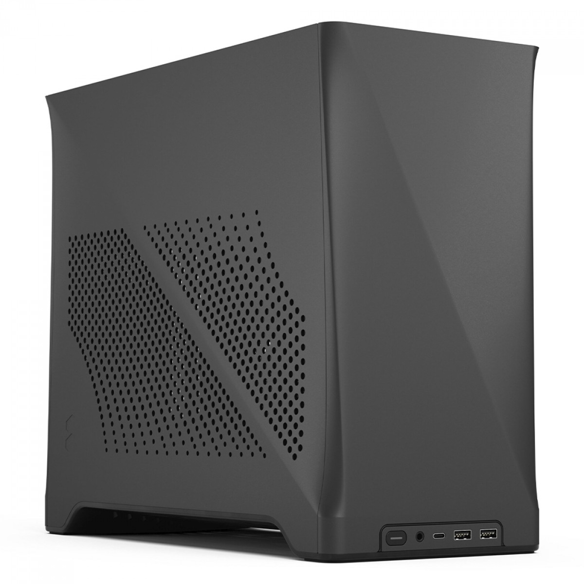 Gabinete Gamer Fractal Design Era 2, Mini Tower, Mini ITX, Sem Fonte, Com 2 Fans, Preto, FD-C-ERA2N-02