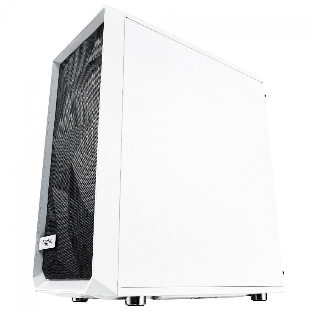 Gabinete Gamer Fractal Design Meshify C, Mid Tower, ATX, Sem Fonte, Com 2 Fans, Branco e Preto, FD-CA-MESH-C-WT-TGC