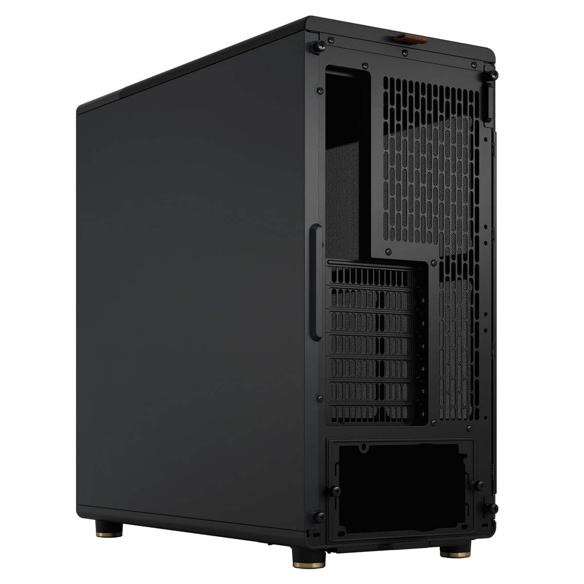 Gabinete Gamer Fractal Design North Chalk, Mid Tower, Mesh, ATX, Sem Fonte, Com 2 Fans, Black, FD-C-NOR1C-01