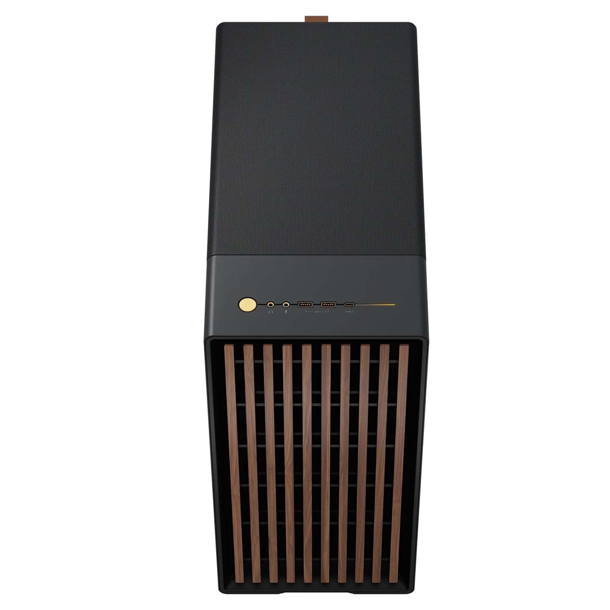 Gabinete Gamer Fractal Design North Chalk, Mid Tower, Mesh, ATX, Sem Fonte, Com 2 Fans, Black, FD-C-NOR1C-01