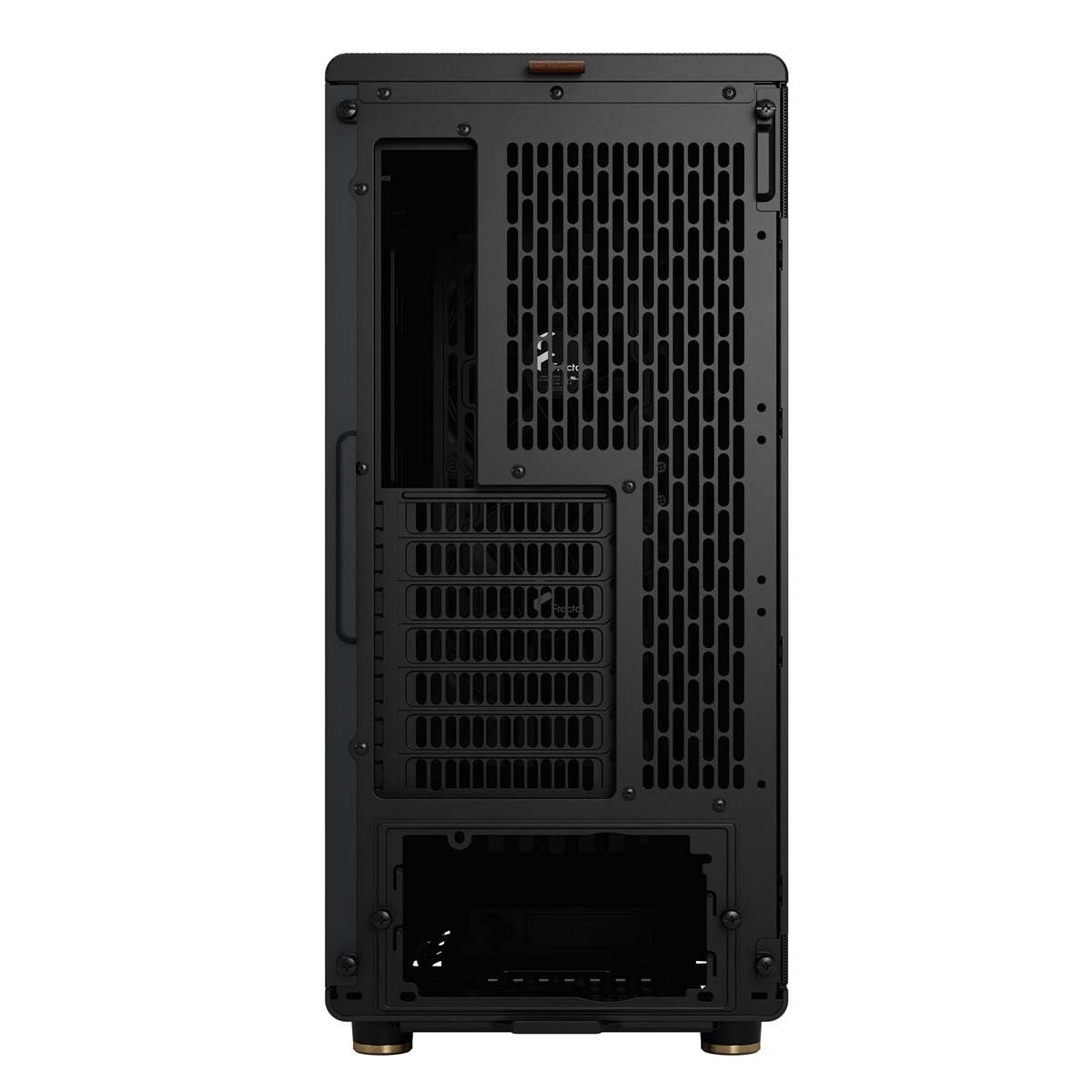 Gabinete Gamer Fractal Design North Chalk TG, Mid Tower, Vidro Temperado, ATX, Sem Fonte, Com 2 Fans, Black, FD-C-NOR1C-02