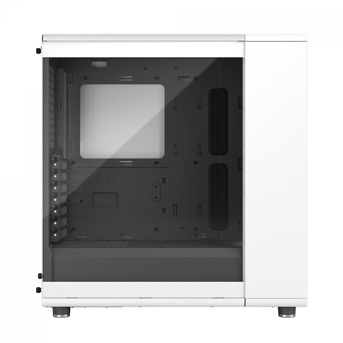 Gabinete Gamer Fractal Design North Chalk White TG, Mid Tower, Vidro Temperado, ATX, Sem Fonte, Com 2 Fans, FD-C-NOR1C-04