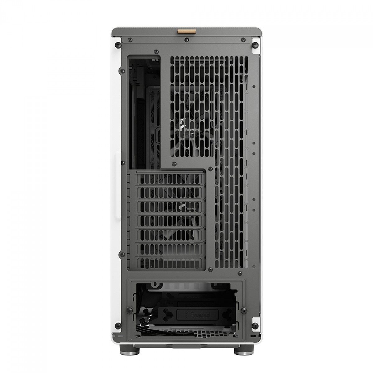 Gabinete Gamer Fractal Design North Chalk White TG, Mid Tower, Vidro Temperado, ATX, Sem Fonte, Com 2 Fans, FD-C-NOR1C-04